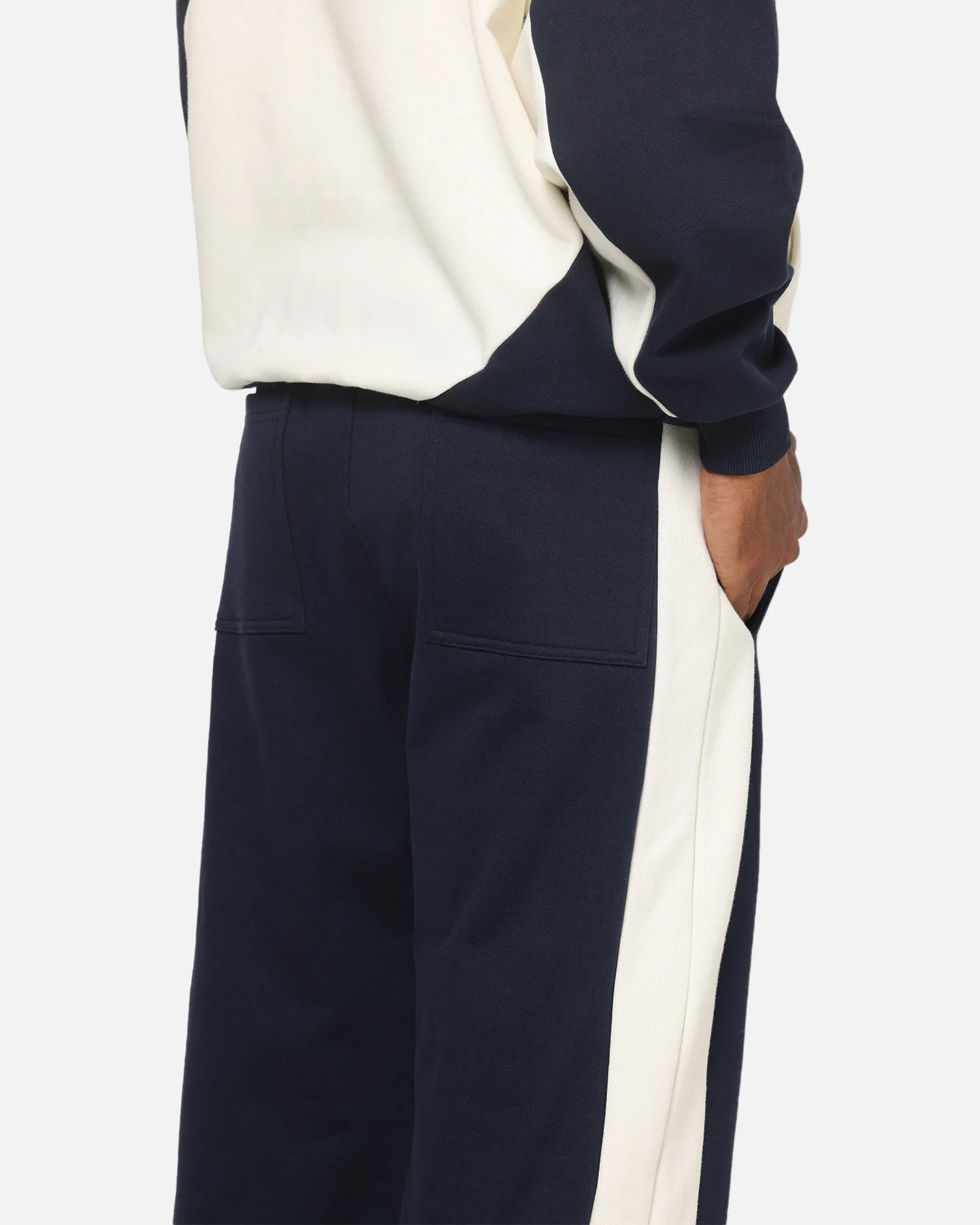 Carre Sport C Trackpants Navy/Off White - Image 3
