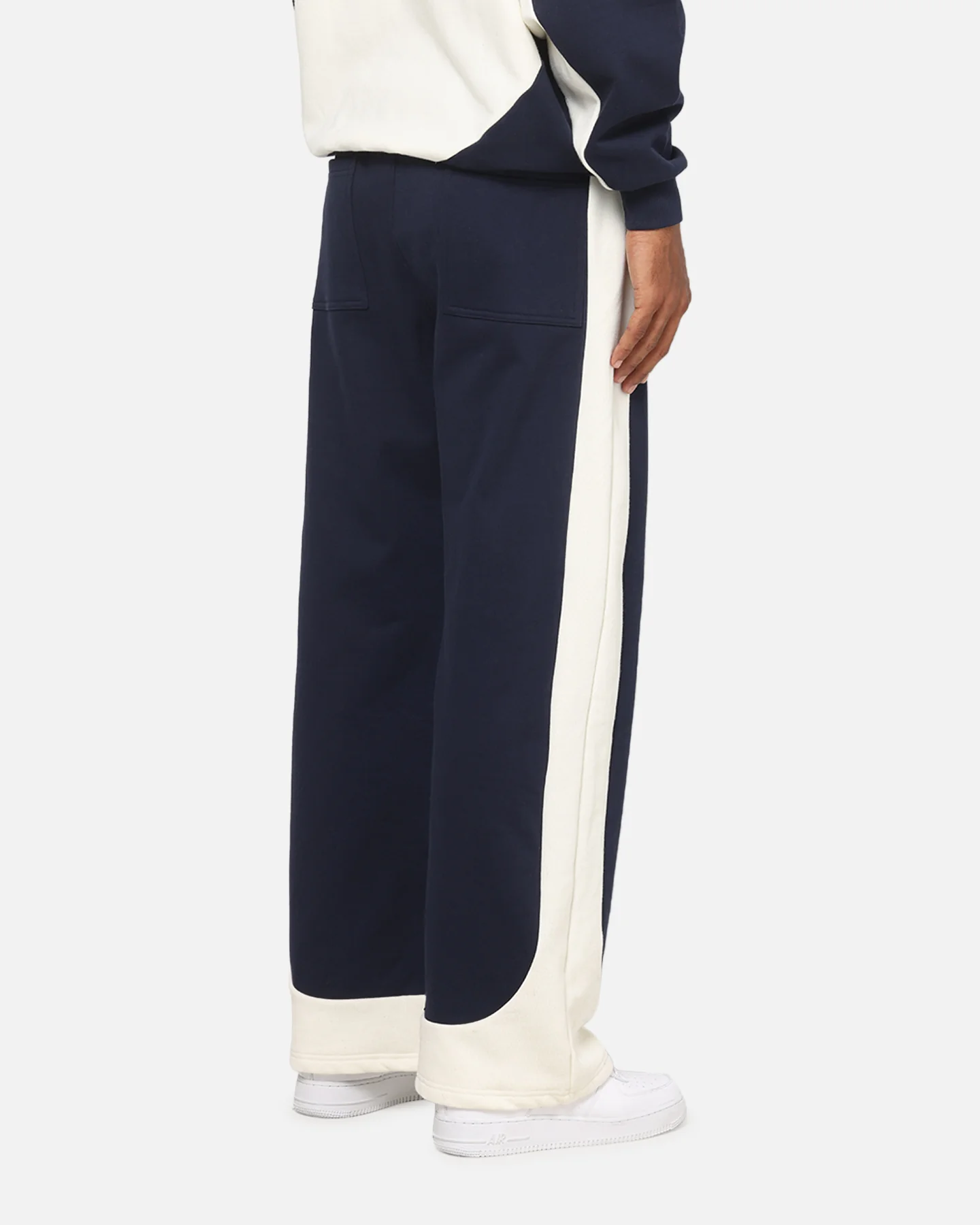 Carre Sport C Trackpants Navy/Off White - Image 4