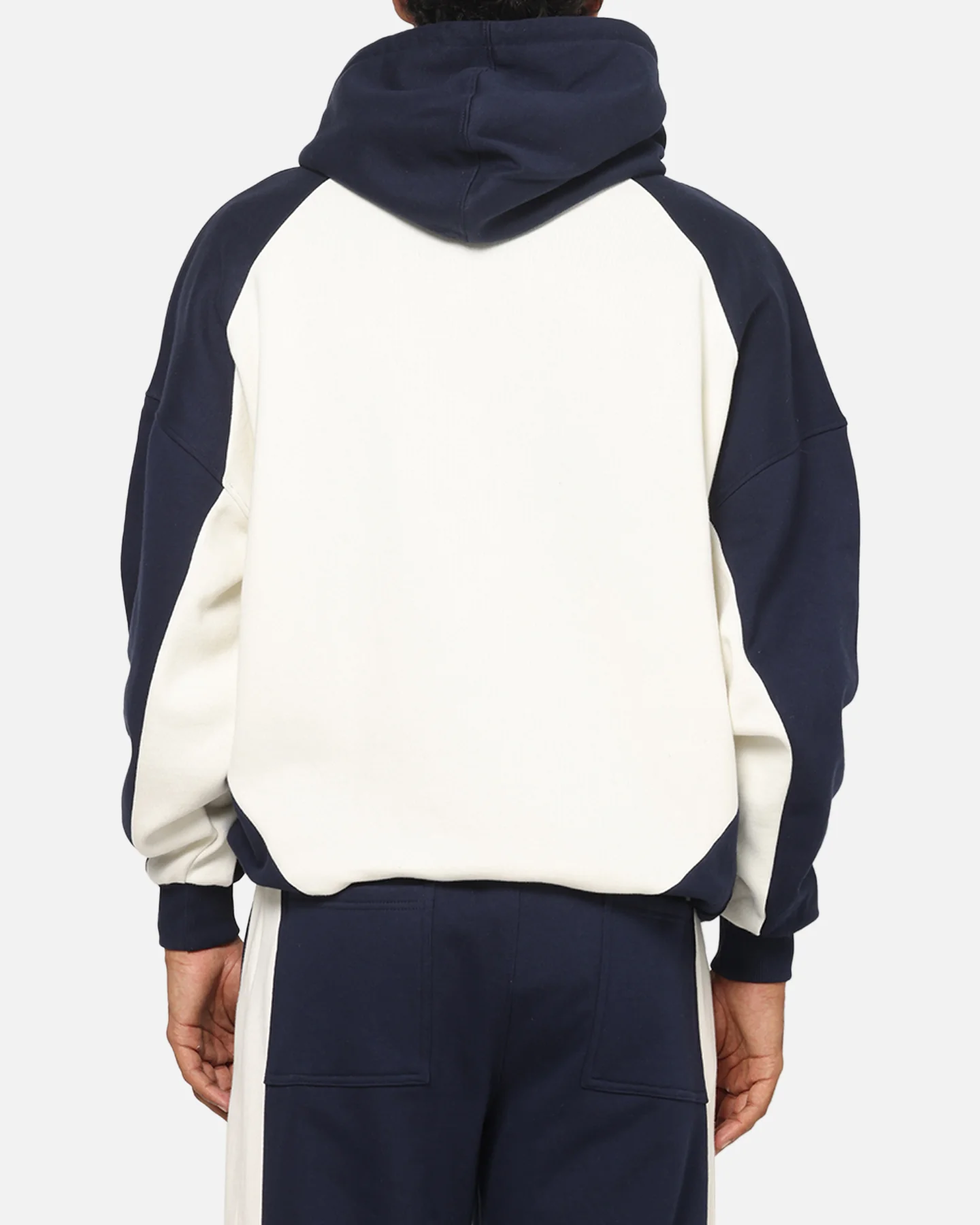 Carre Sport C Hoodie Off White/Navy - Image 3