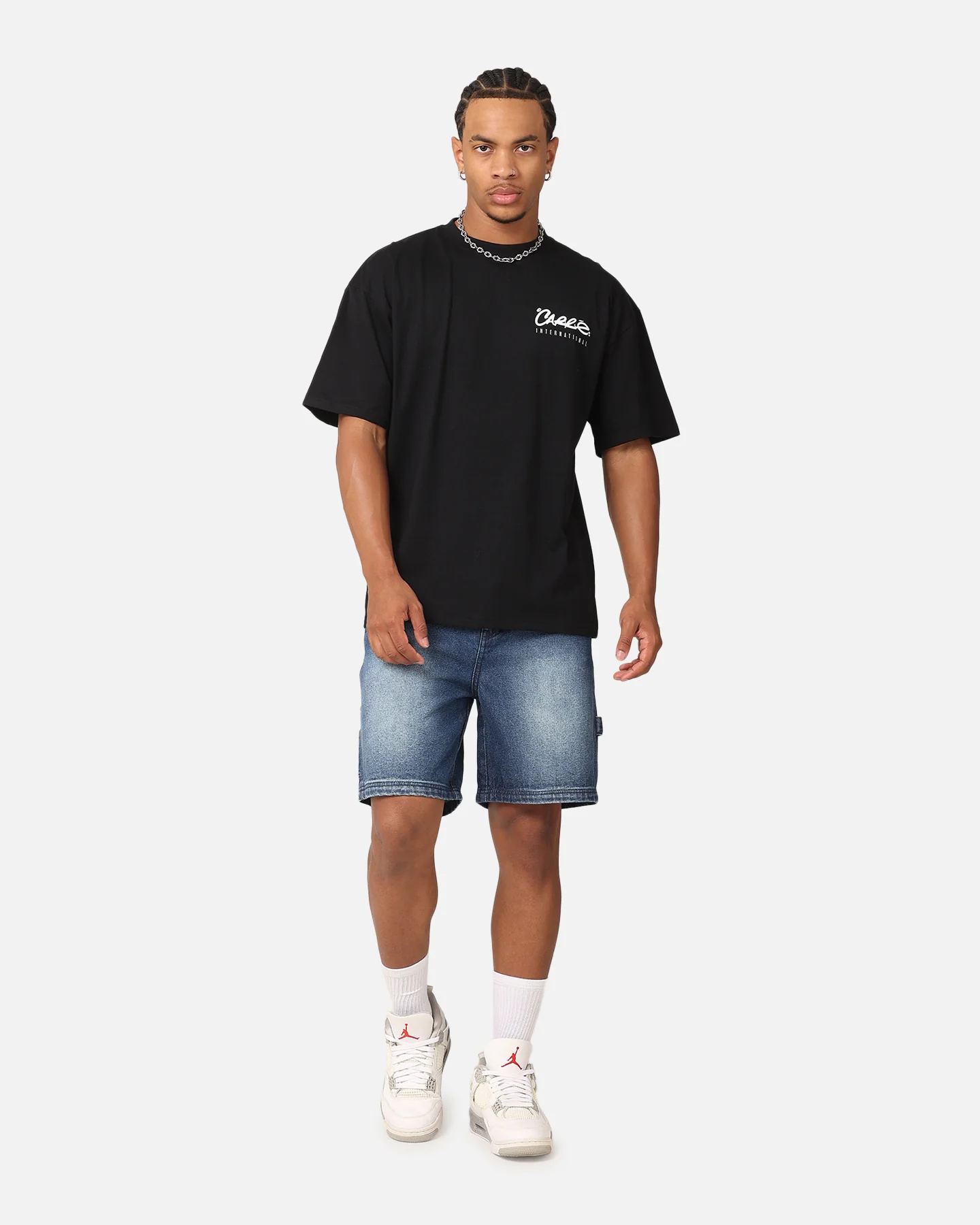 Carre Spray T-Shirt Black - Image 3