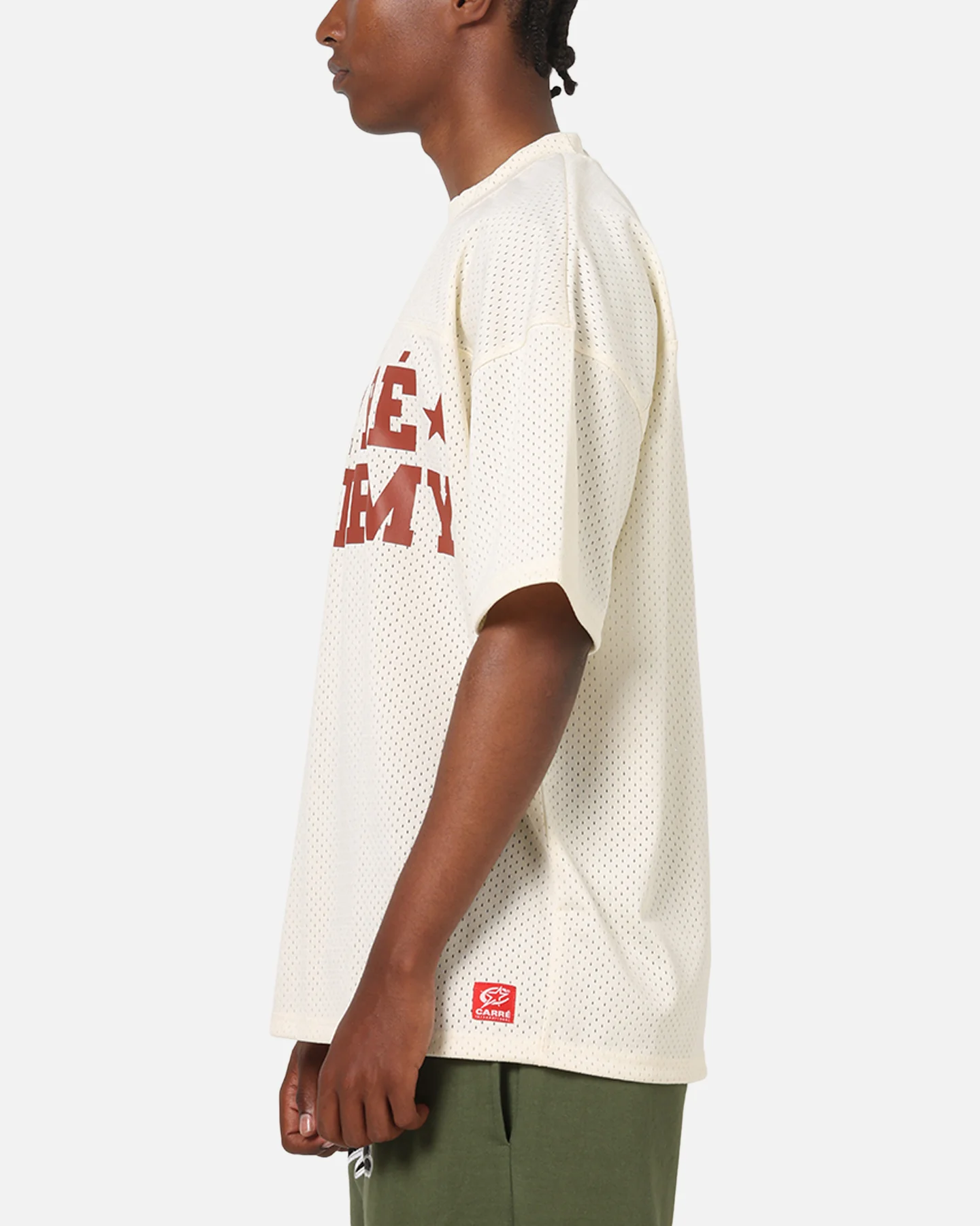 Carre Star Academy Mesh T-Shirt Off White - Image 5
