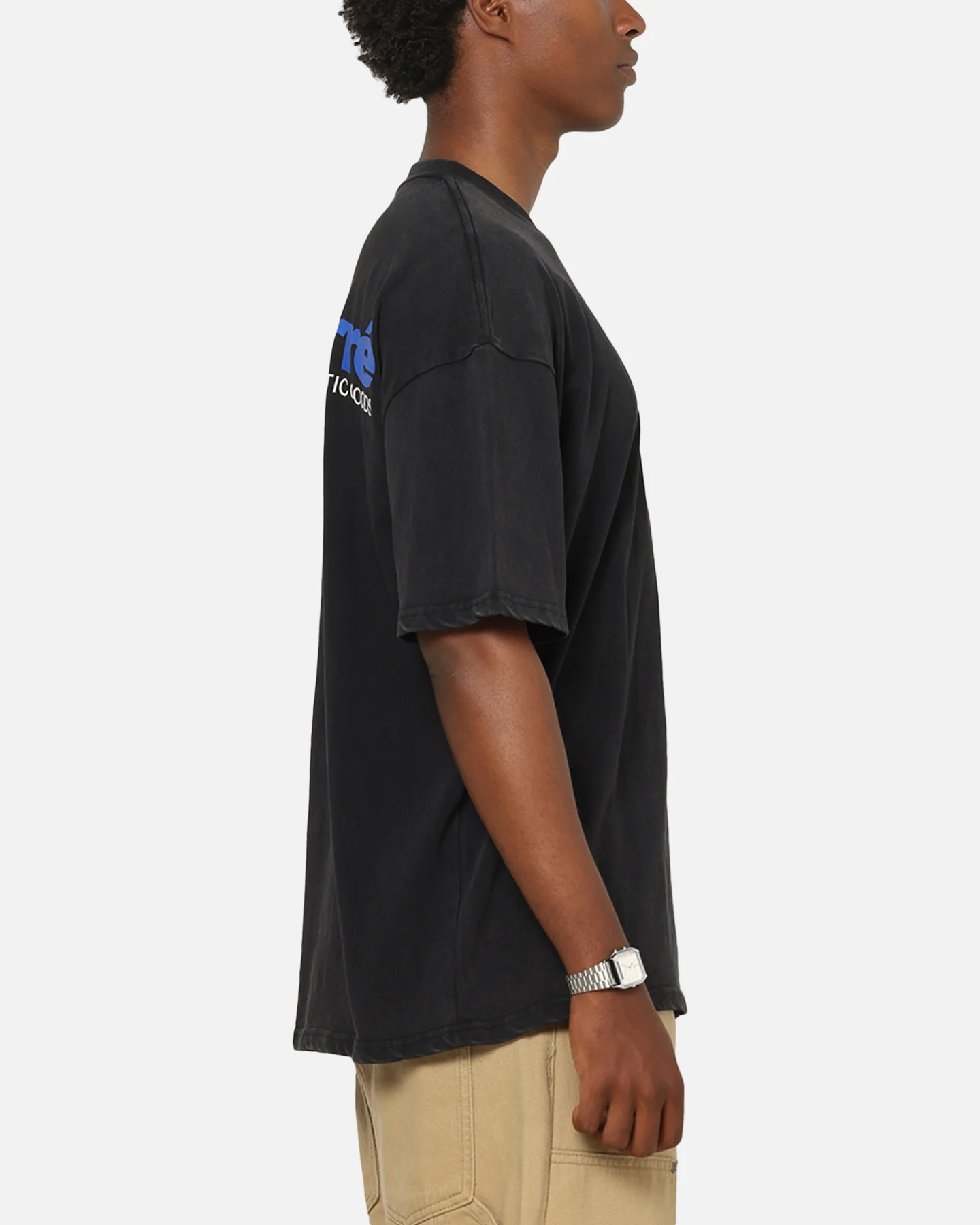 Carre Star Mark T-Shirt Black Acidwash - Image 5
