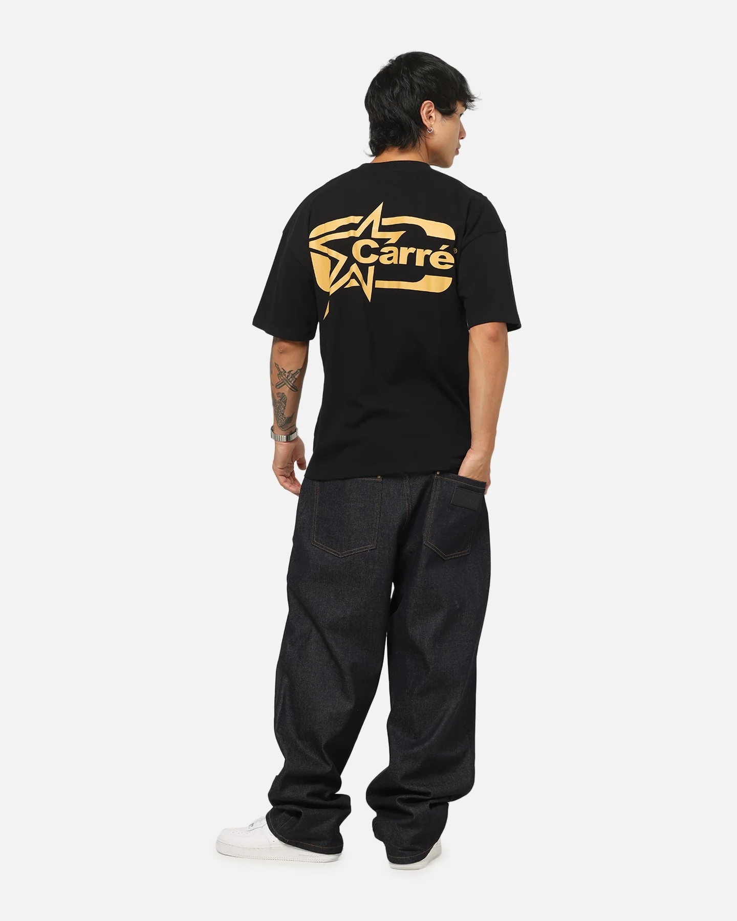 Carre Star Shooter T-Shirt Black - Image 3