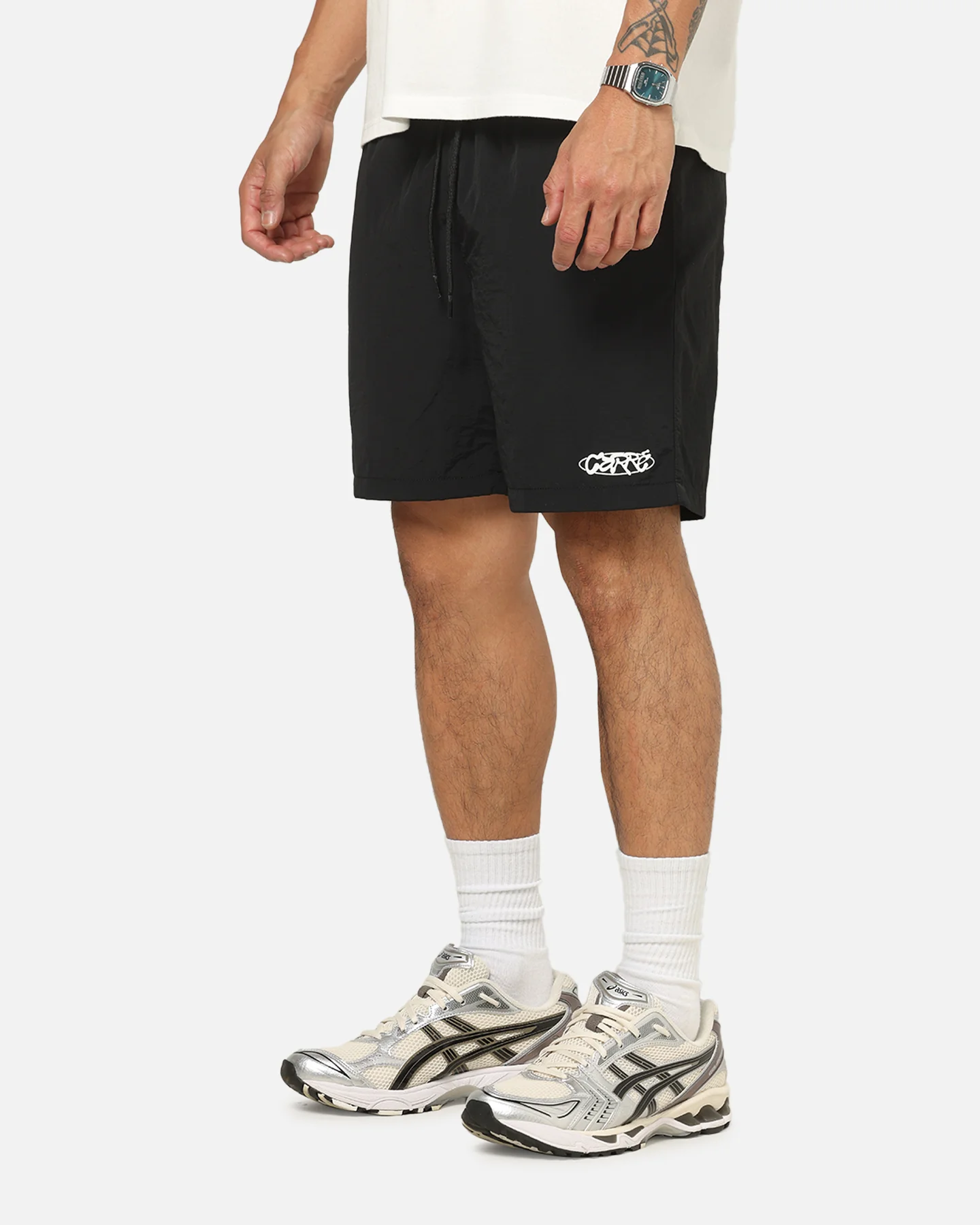 Carre Static Beach Shorts Black - Image 5