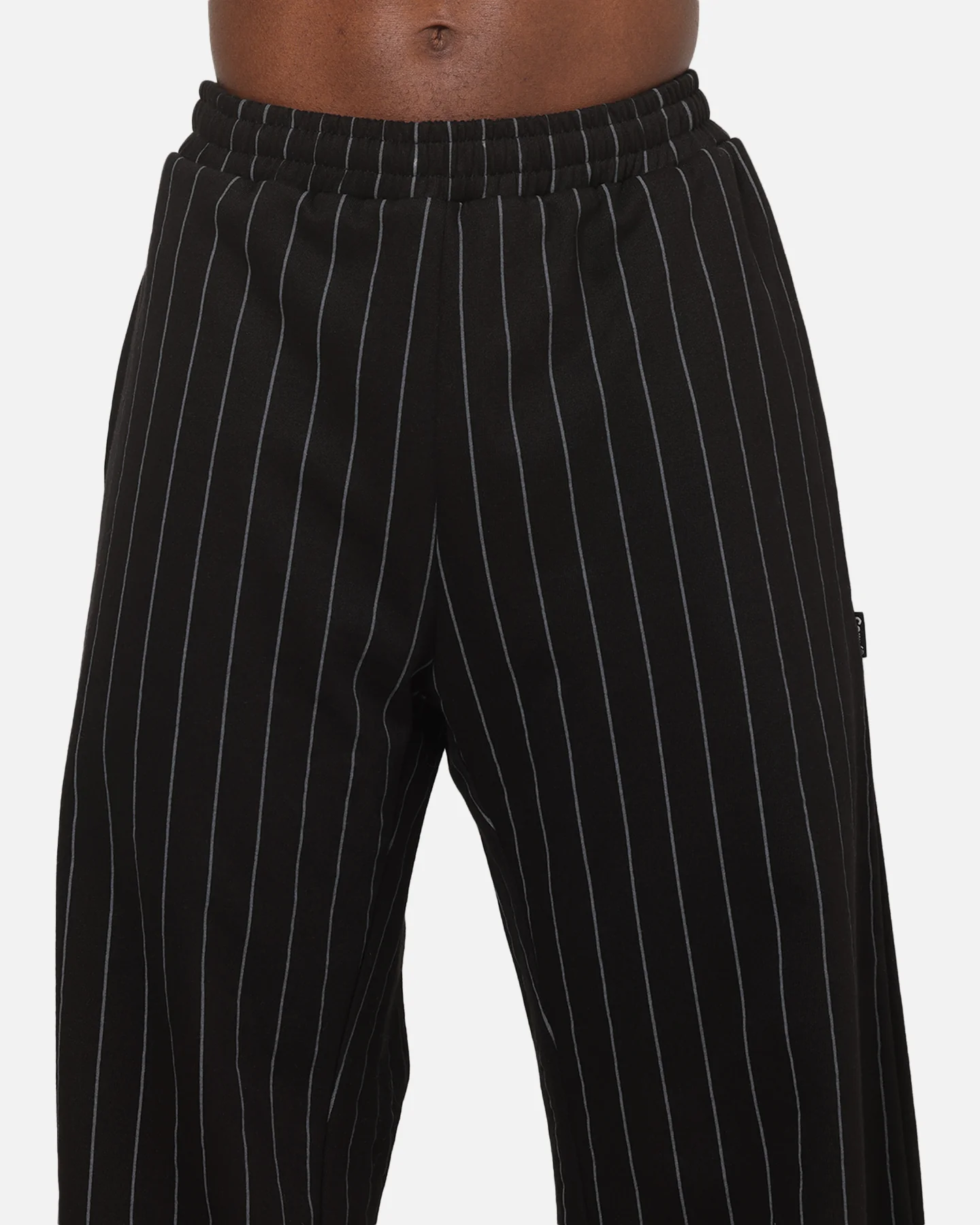 Carre Studio Trackpants Black Pinstripe - Image 7