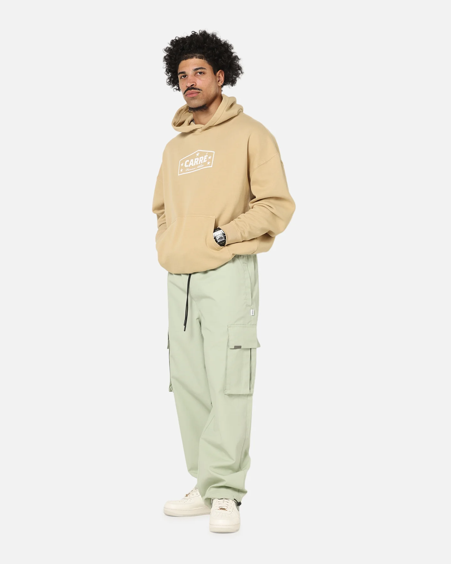 Carre Superior Cargo Joggers Sage - Image 2