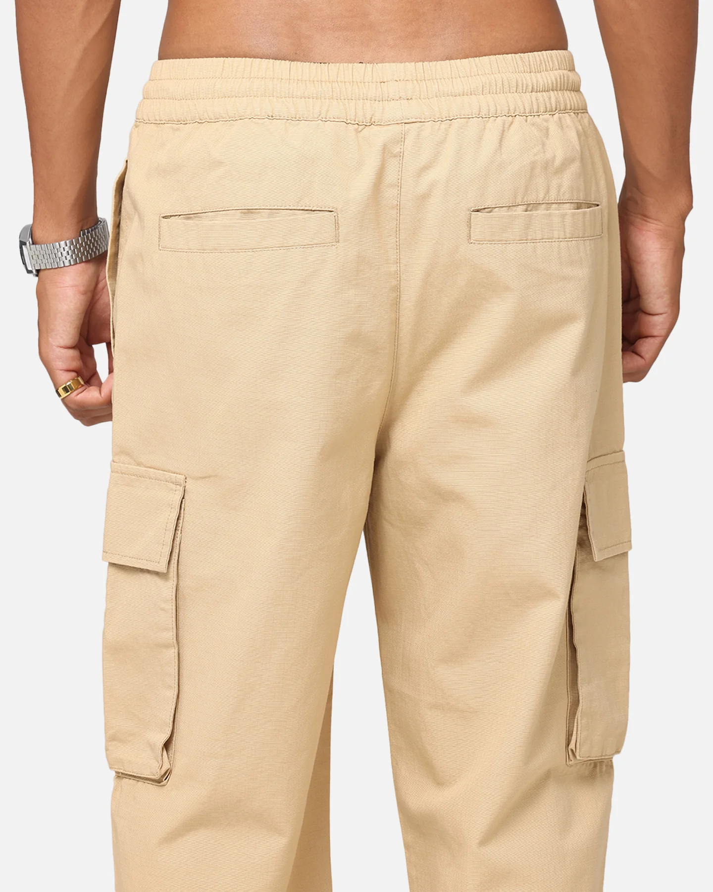 Carre Superior Cargo Joggers Tan - Image 8
