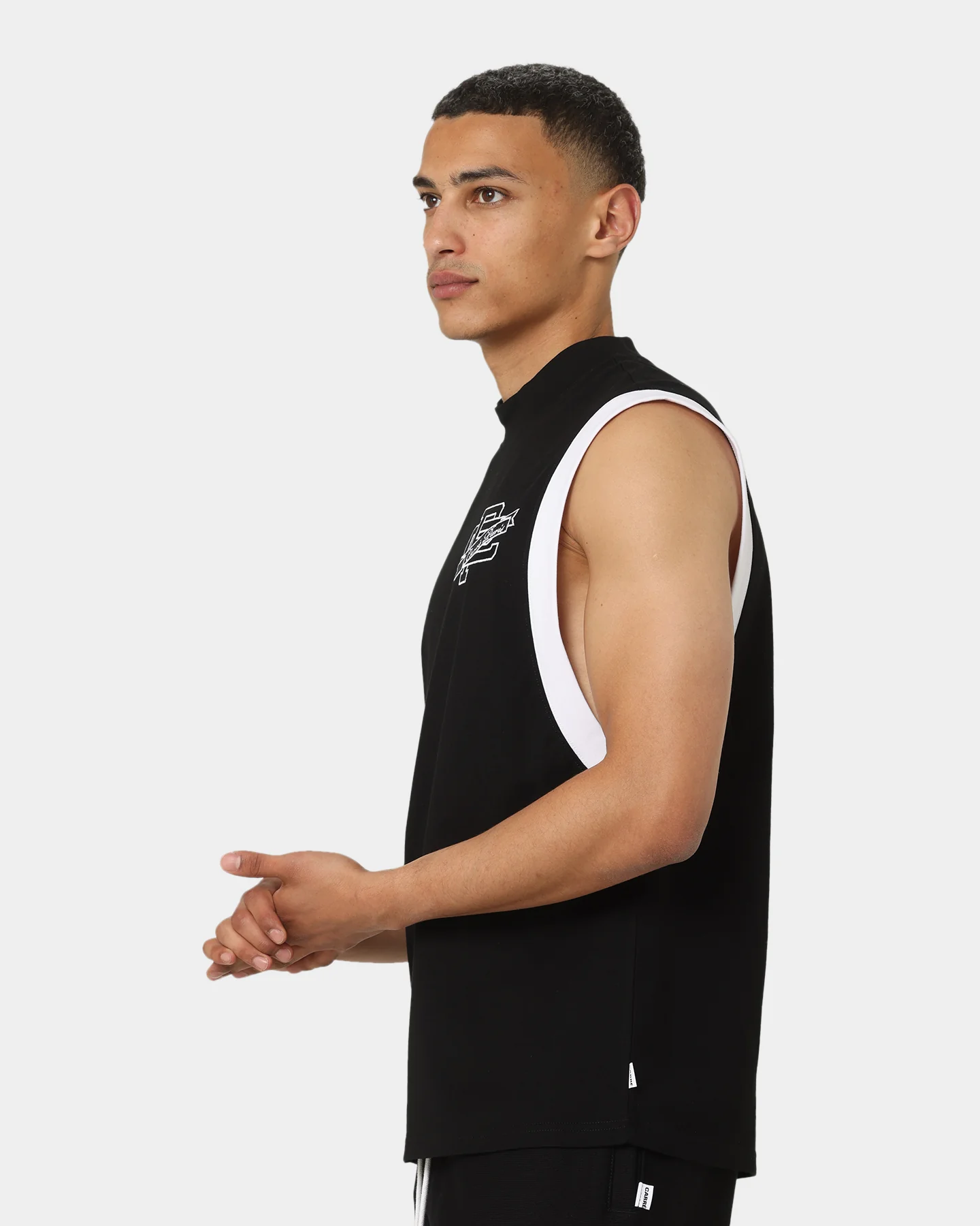 Carre Team Paris Muscle T-Shirt Black - Image 6