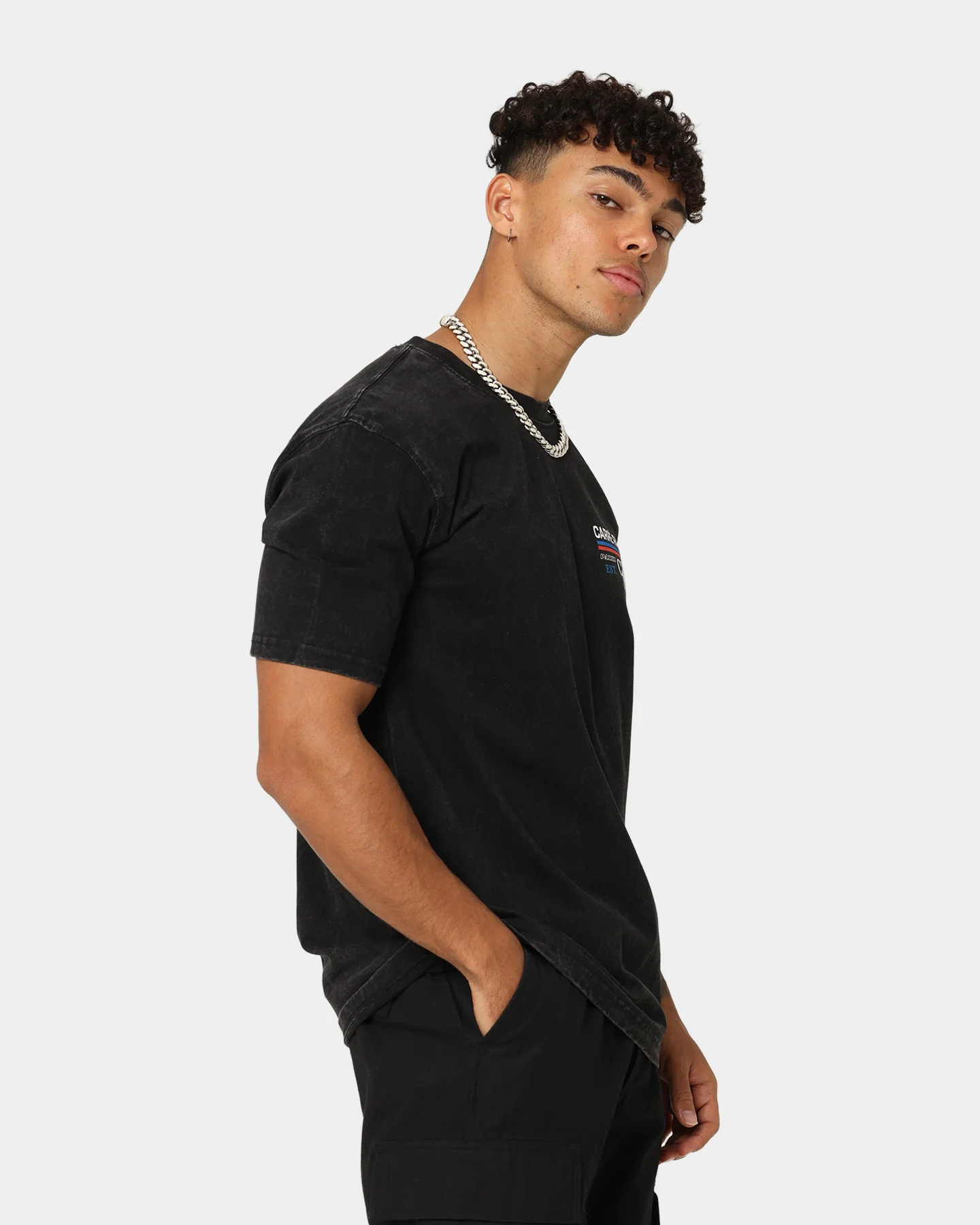 Carre Track Day T-Shirt Black Wash - Image 6
