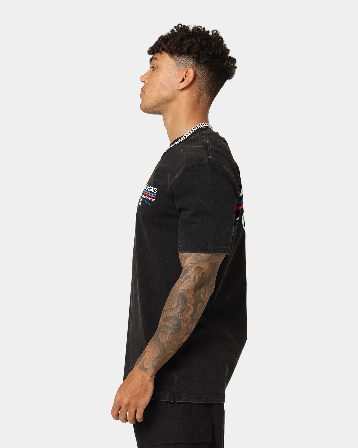 Carre Track Day T-Shirt Black Wash - Image 7