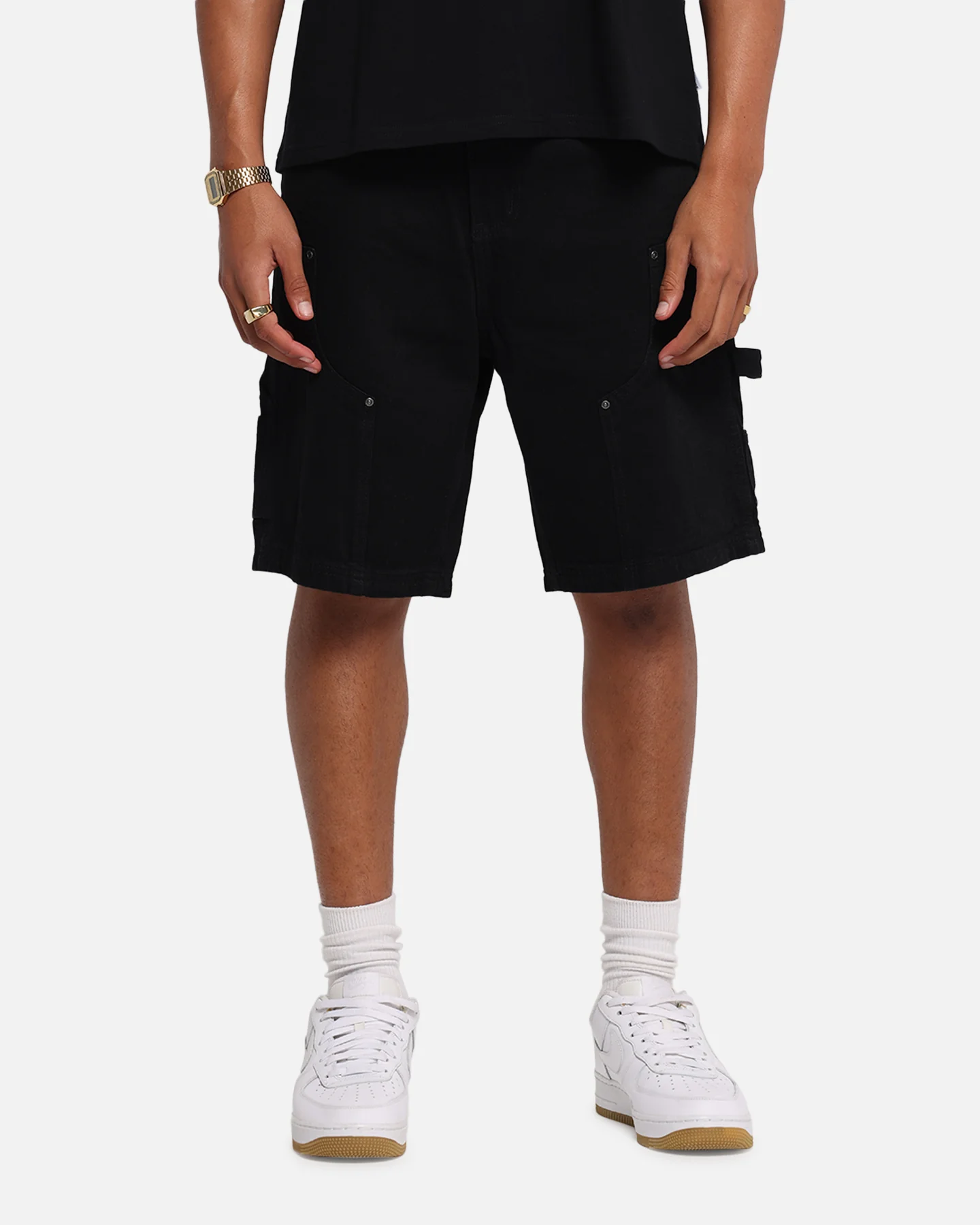 Carre Weatherwear Carpenter Jorts Black