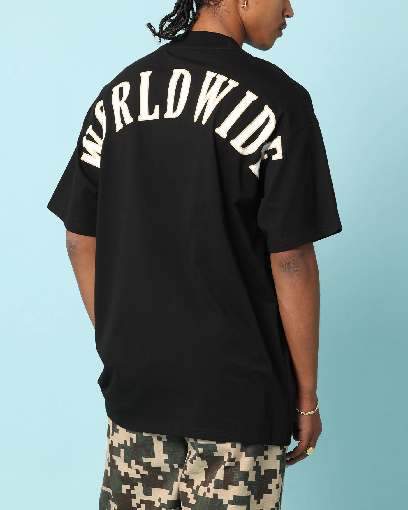Carre Worldwide Oversized T-Shirt Black - Image 2