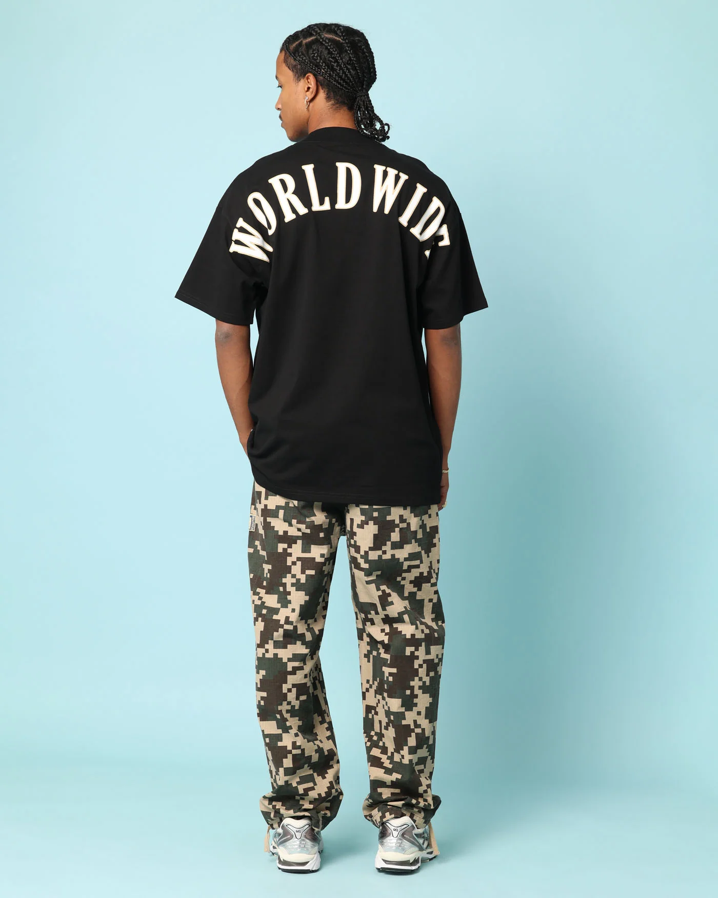 Carre Worldwide Oversized T-Shirt Black - Image 6
