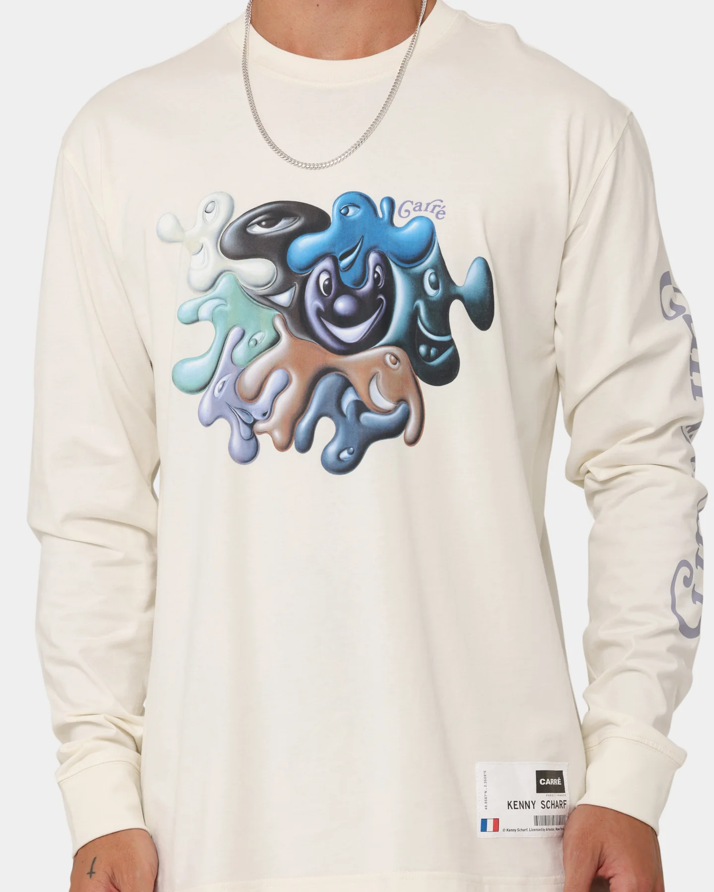 Carré X Kenny Scharf Splab T-Shirt Off White - Image 3
