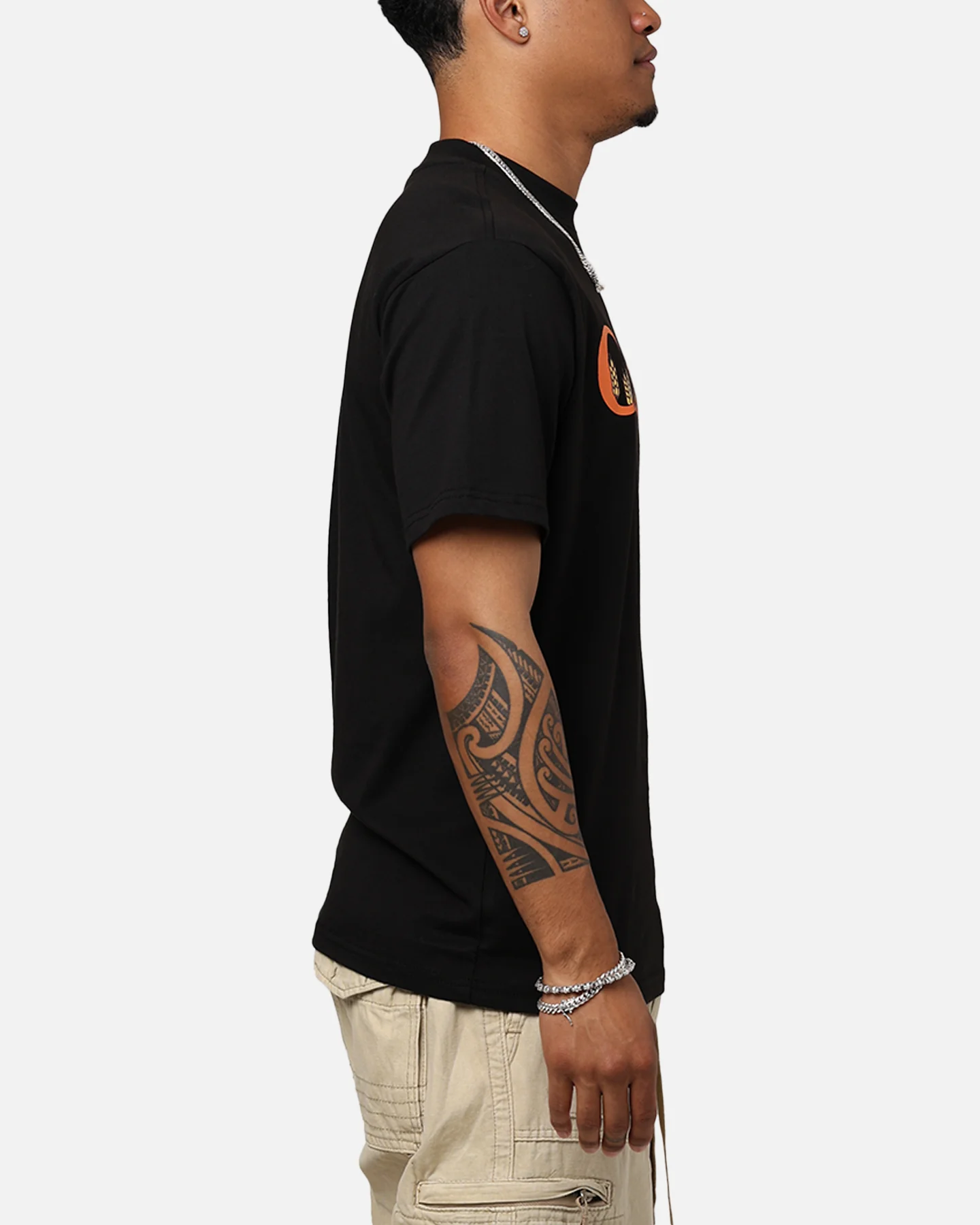 Carrots By Anwar Wordmark T-Shirt Black - Image 4