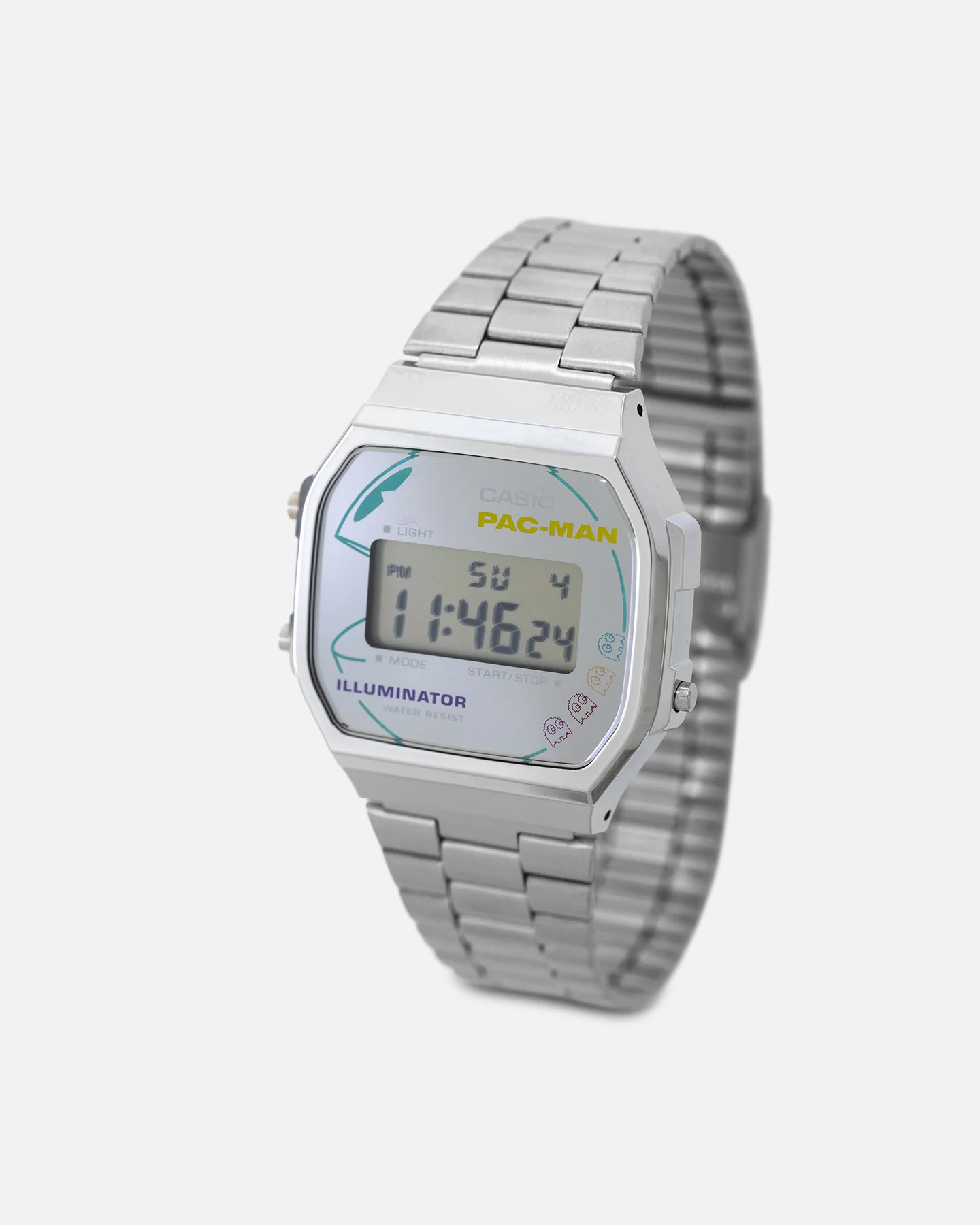 Casio A168WEPC-7A X Pac-Man Watch Silver - Image 3