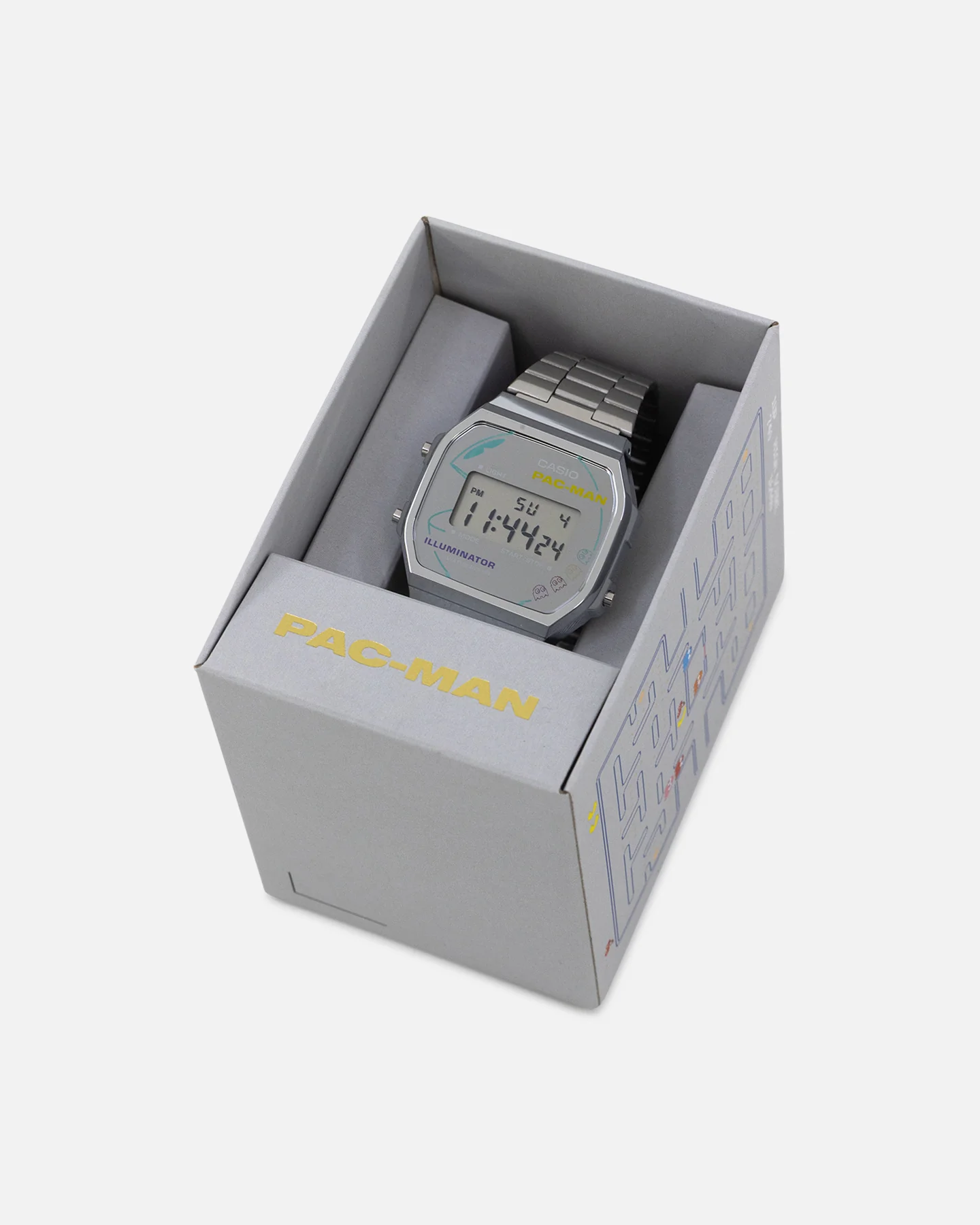 Casio A168WEPC-7A X Pac-Man Watch Silver - Image 4