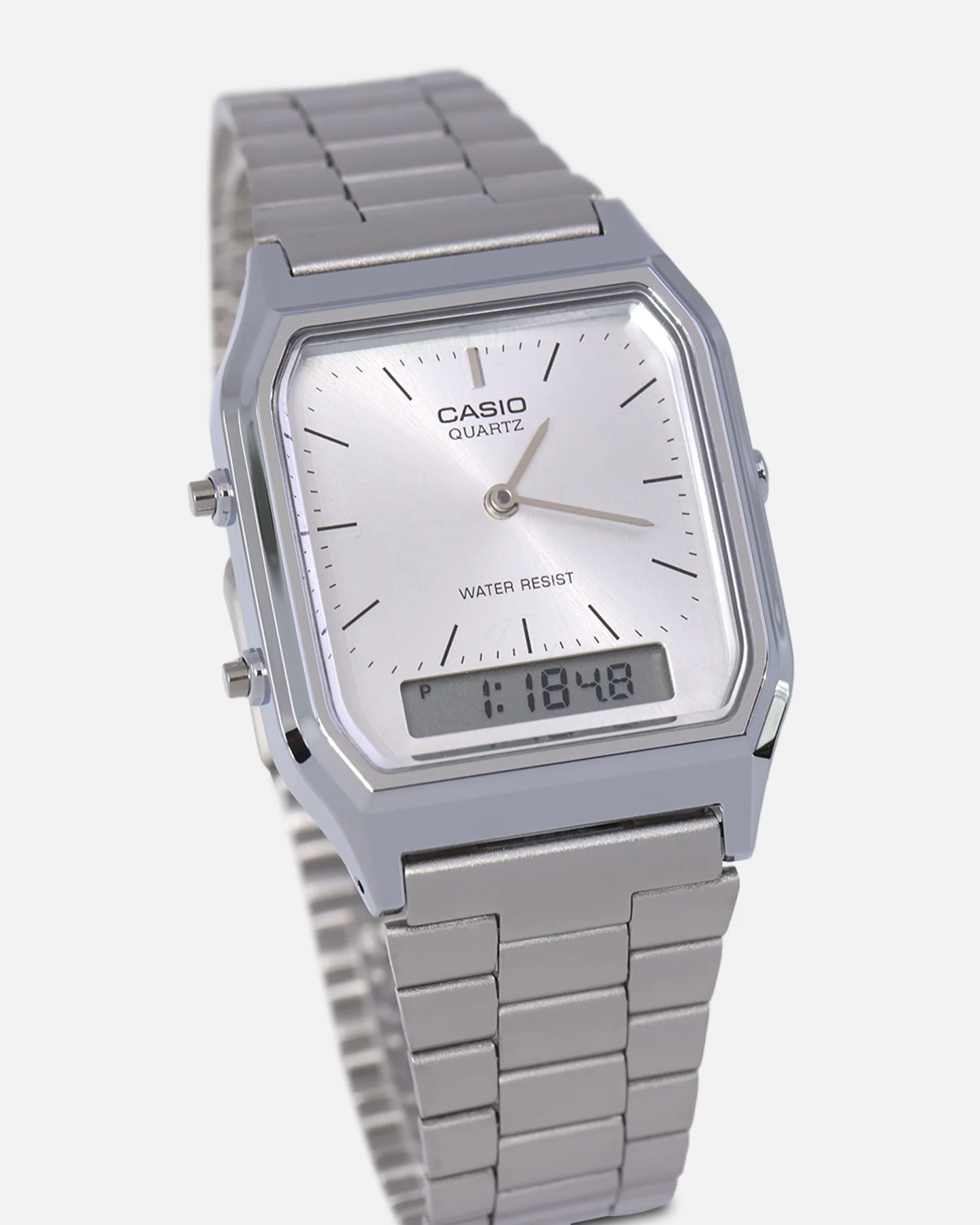 Casio AQ230A-7A Watch Silver/Silver - Image 3