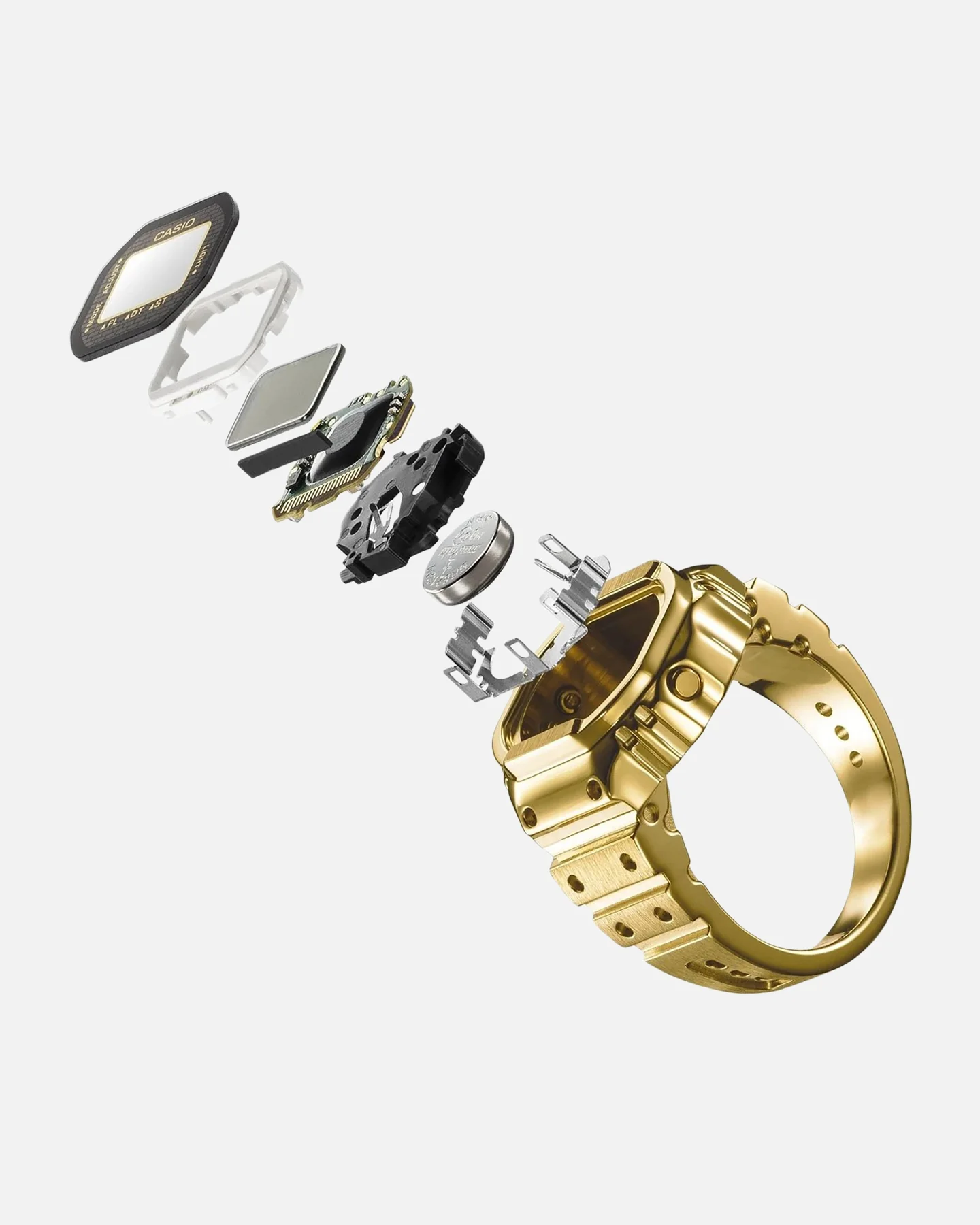 Casio CRW-001G-9DR Ring Watch Gold - Image 5