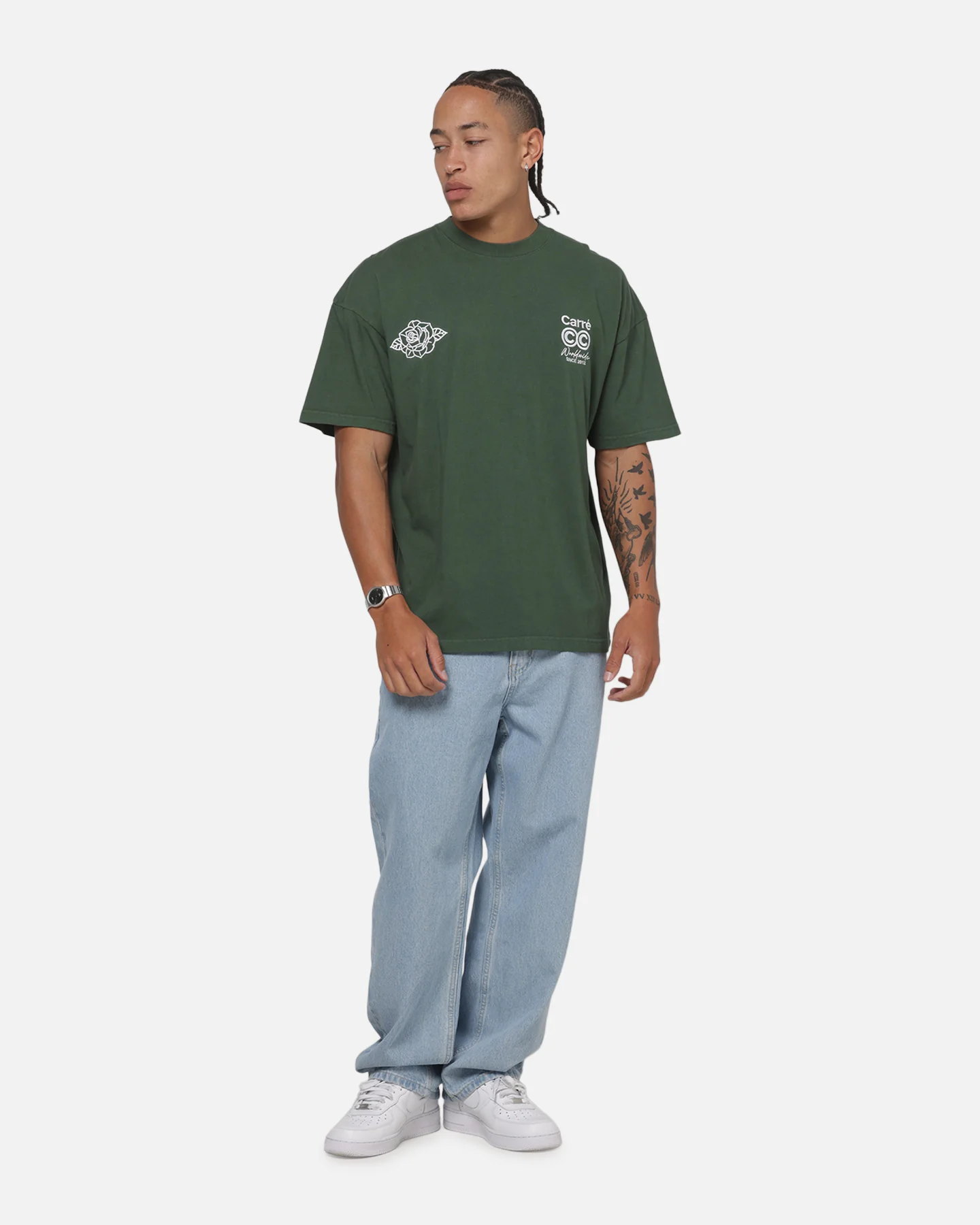 Carre CC 2.0 T-Shirt Forest Green - Image 4