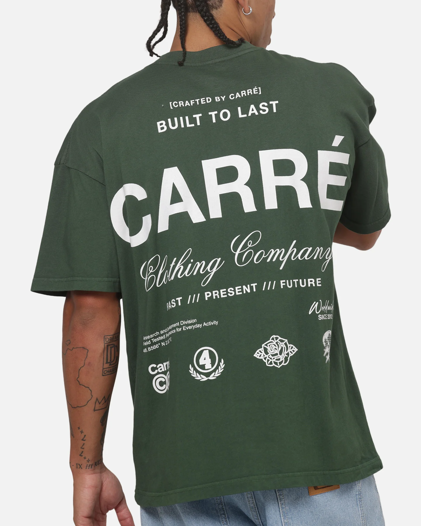 Carre CC 2.0 T-Shirt Forest Green - Image 7
