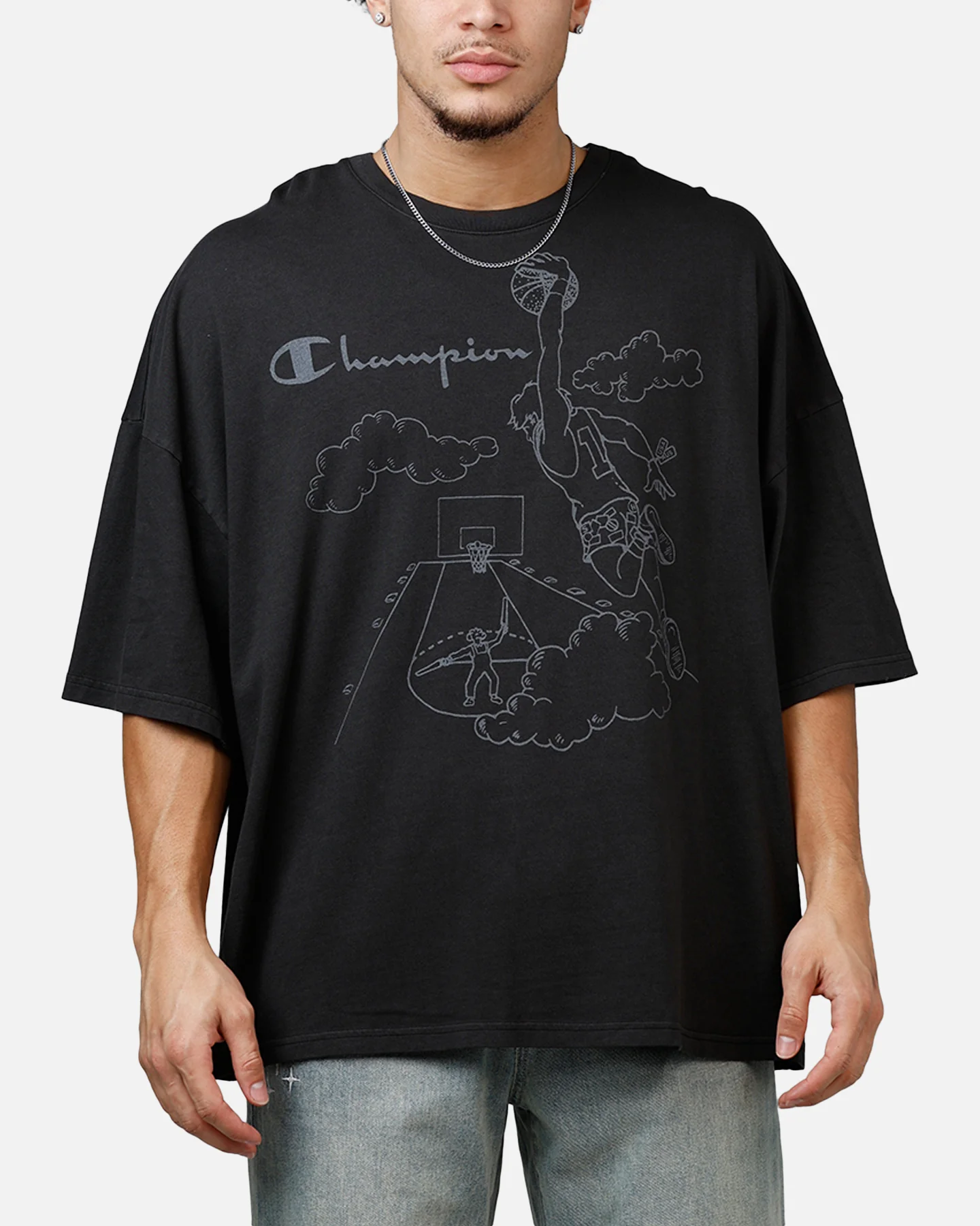 Champion Basketball T-Shirt Black