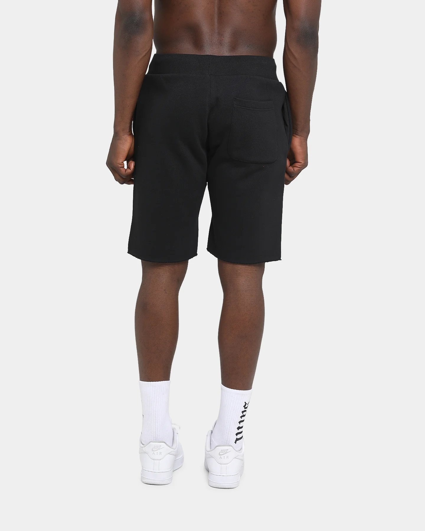 Champion Champion x Culture Kings Rev Weave Shorts Black/Gold - Image 3