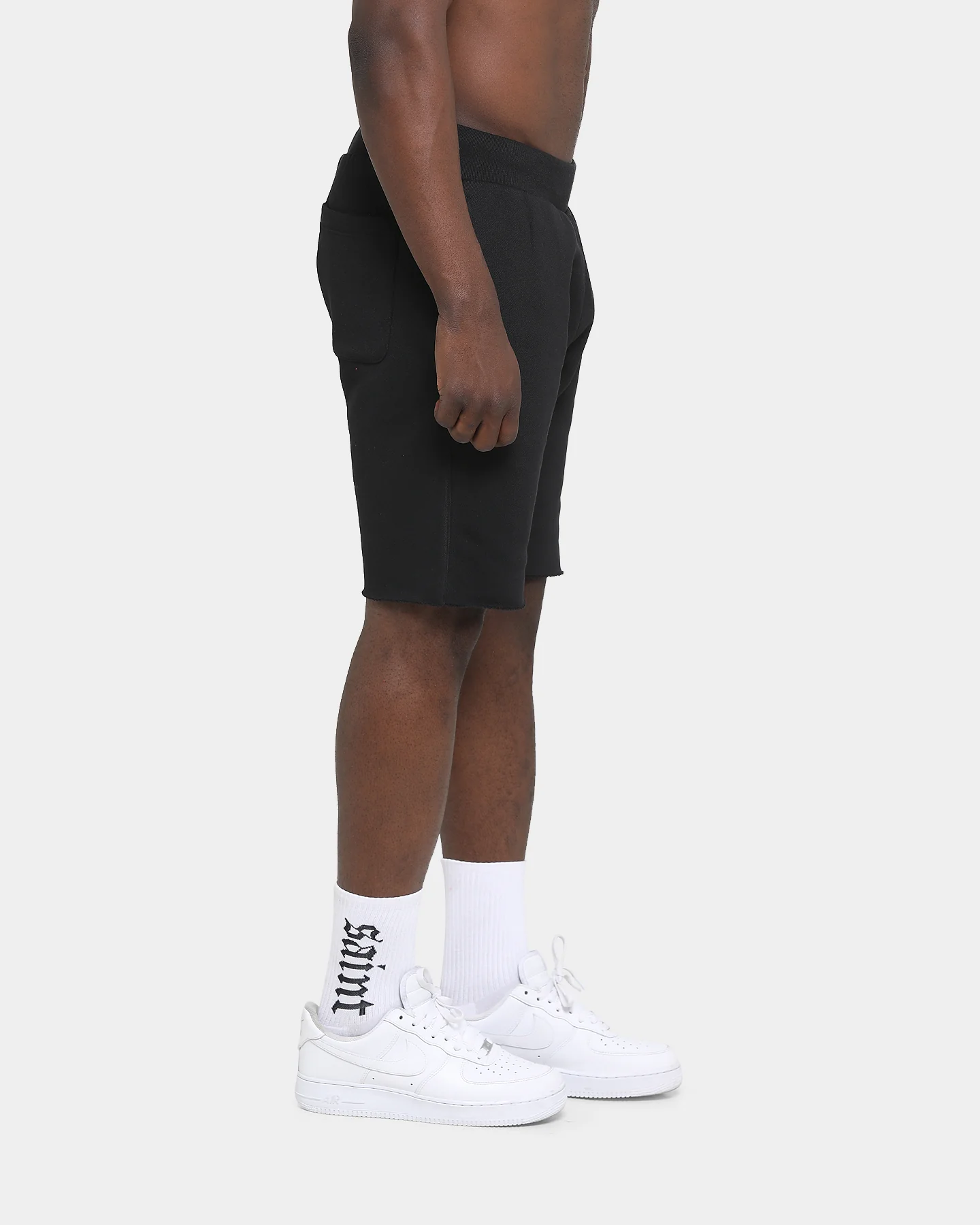Champion Champion x Culture Kings Rev Weave Shorts Black/Gold - Image 5