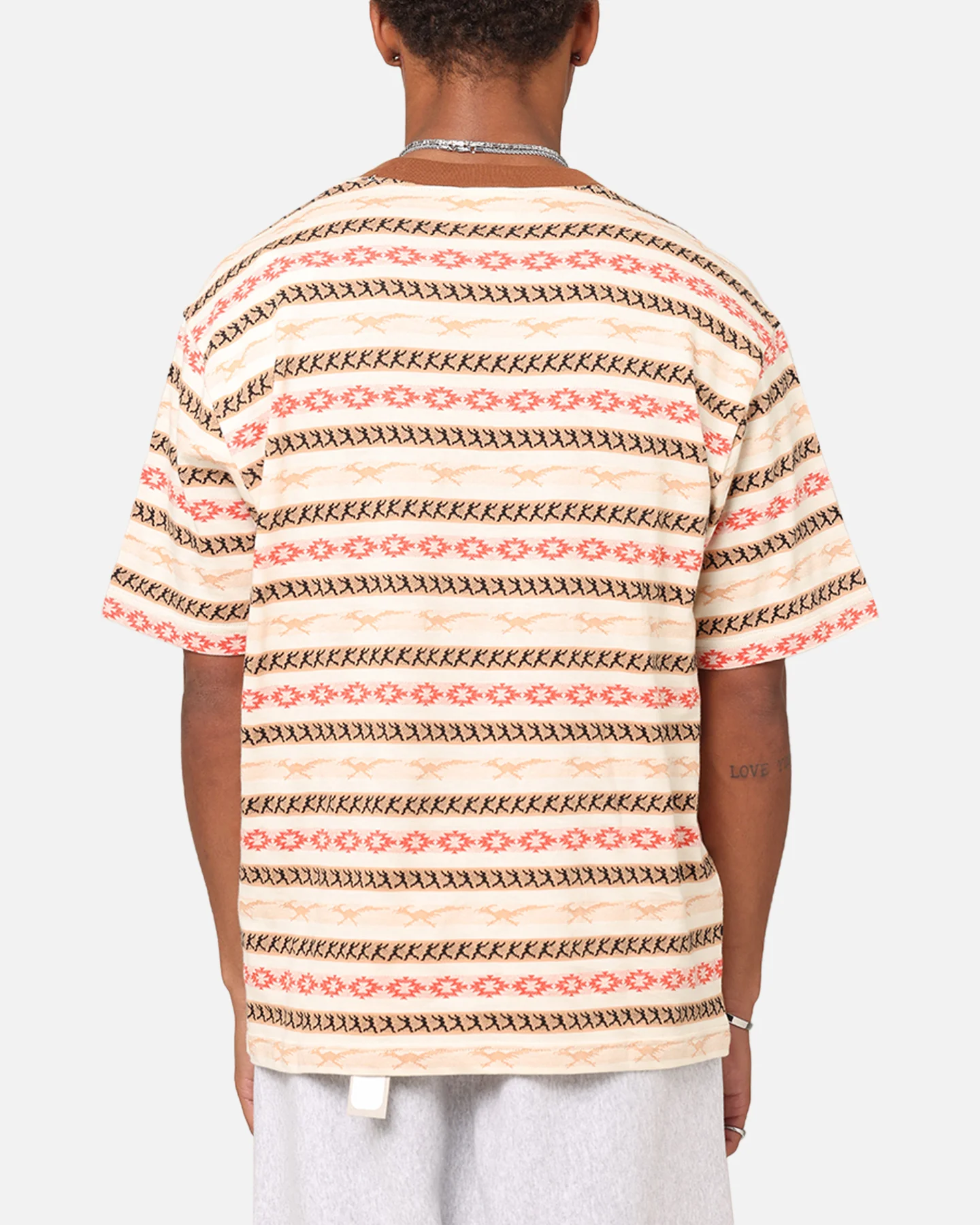 Champion Chimayo Jacquard T-Shirt Sandalwood Red - Image 3