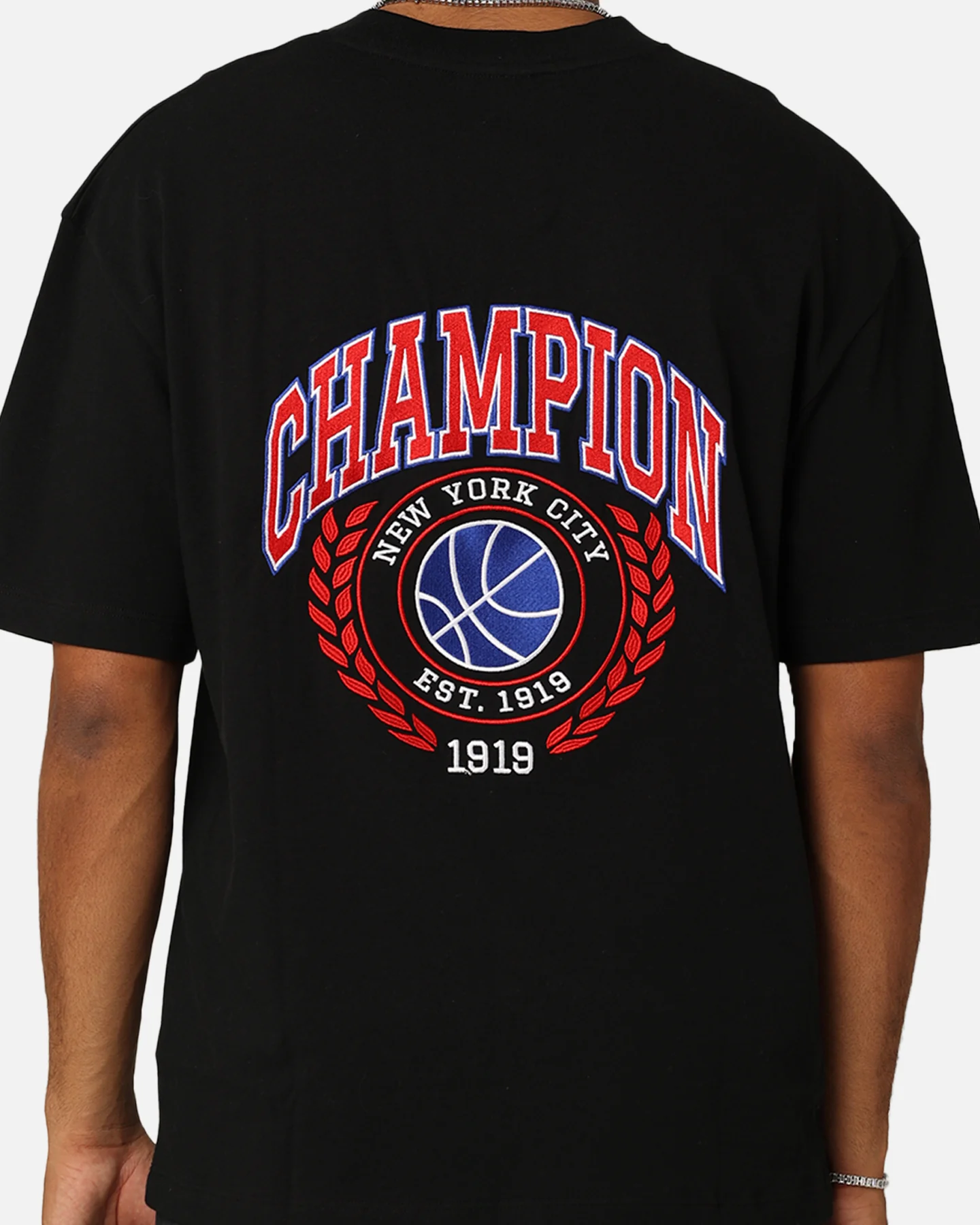 Champion Heritage Field Basketball T-Shirt Black - Image 5