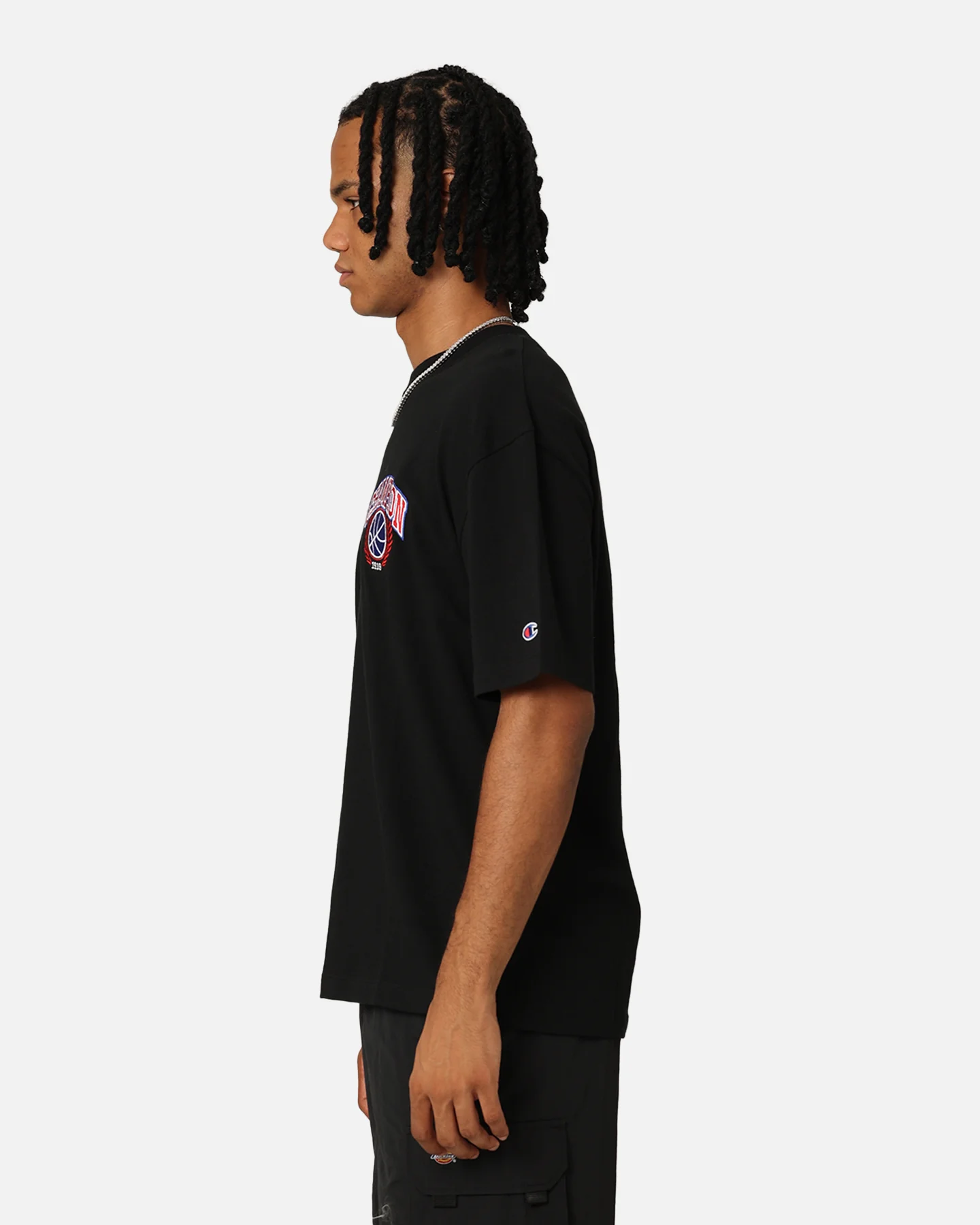 Champion Heritage Field Basketball T-Shirt Black - Image 7