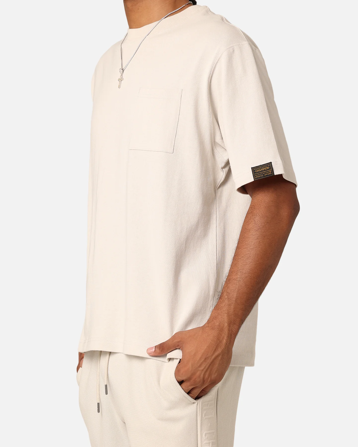 Champion Jersey Element T-Shirt Stone - Image 6