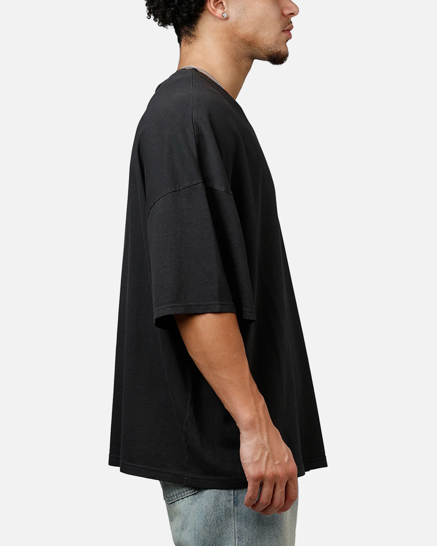 Champion Mega Jocktag Scrip T-Shirt Black - Image 4