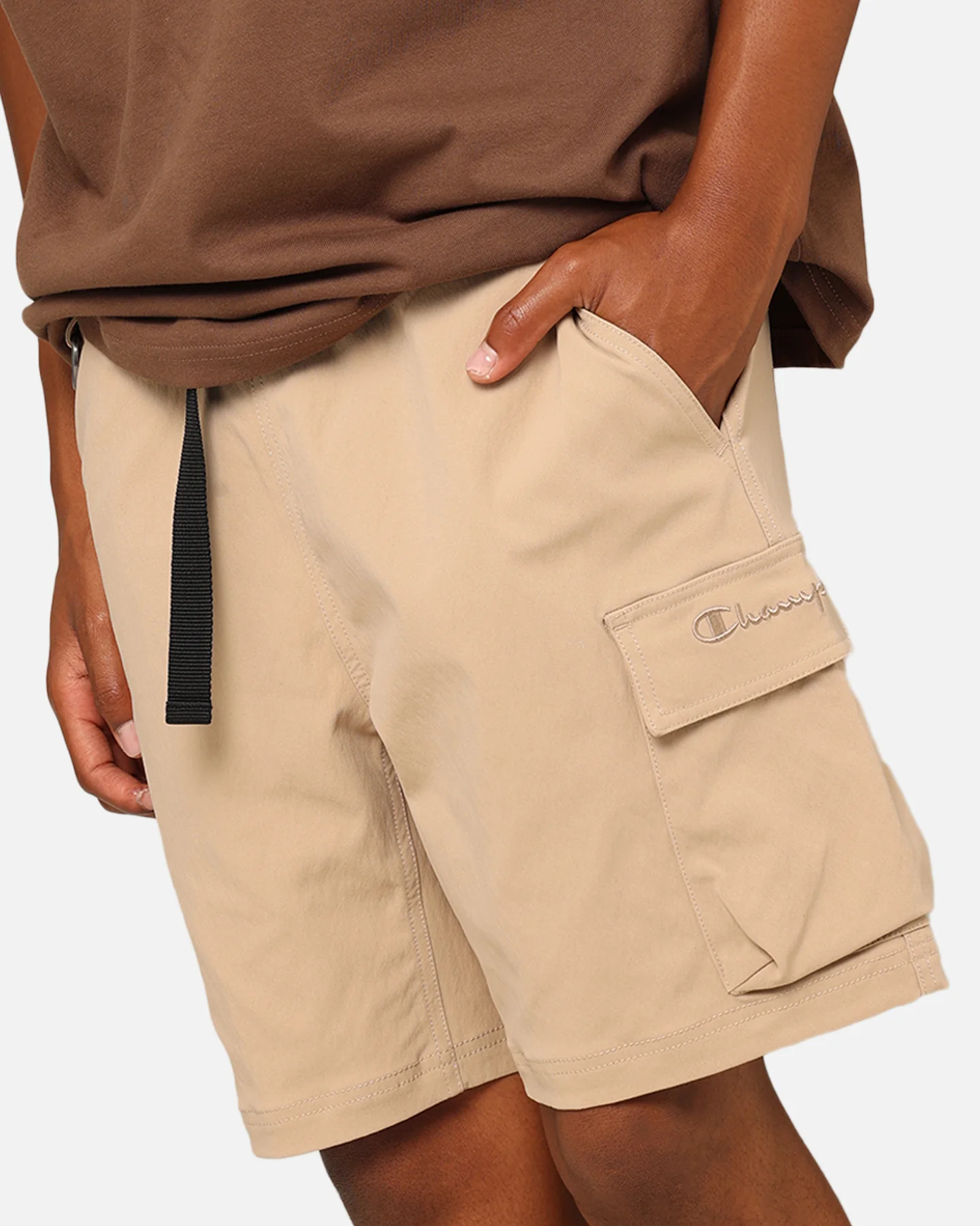 Champion Reb Script Hike Shorts Beam - Image 6