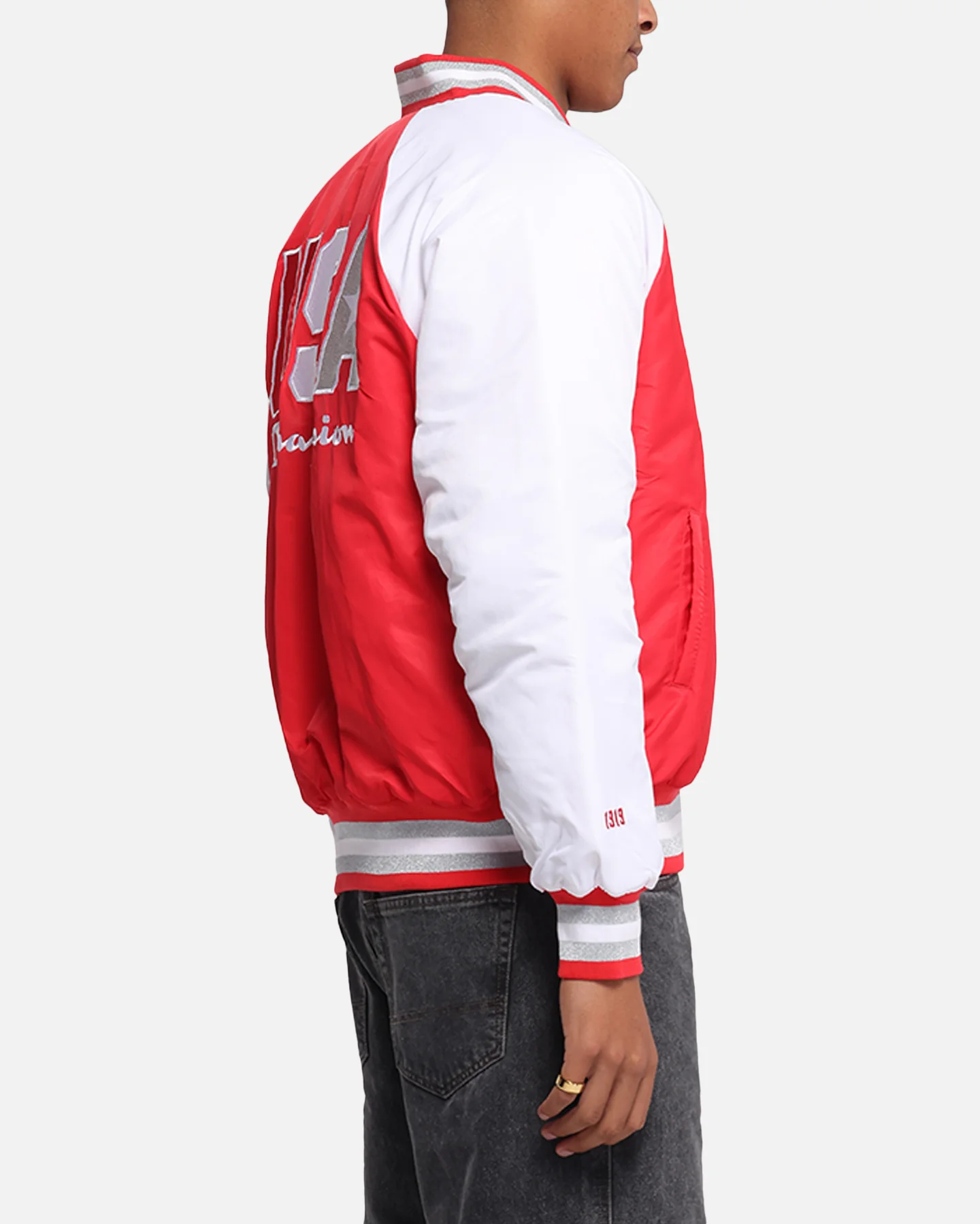 Champion Rebel USA Letterman Jacket Red Spark Csi - Image 5