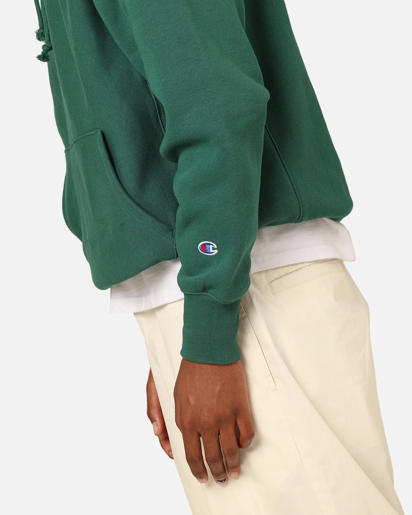 Champion Reverse Weave Small C Hoodie Spruce Willis - Image 7