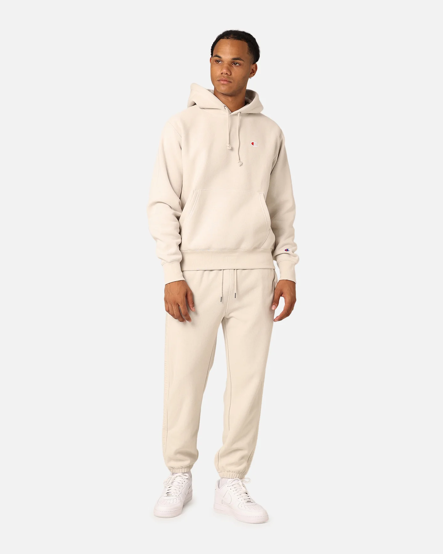 Champion Reverse Weave Terry Tape Jogger Stone - Image 2