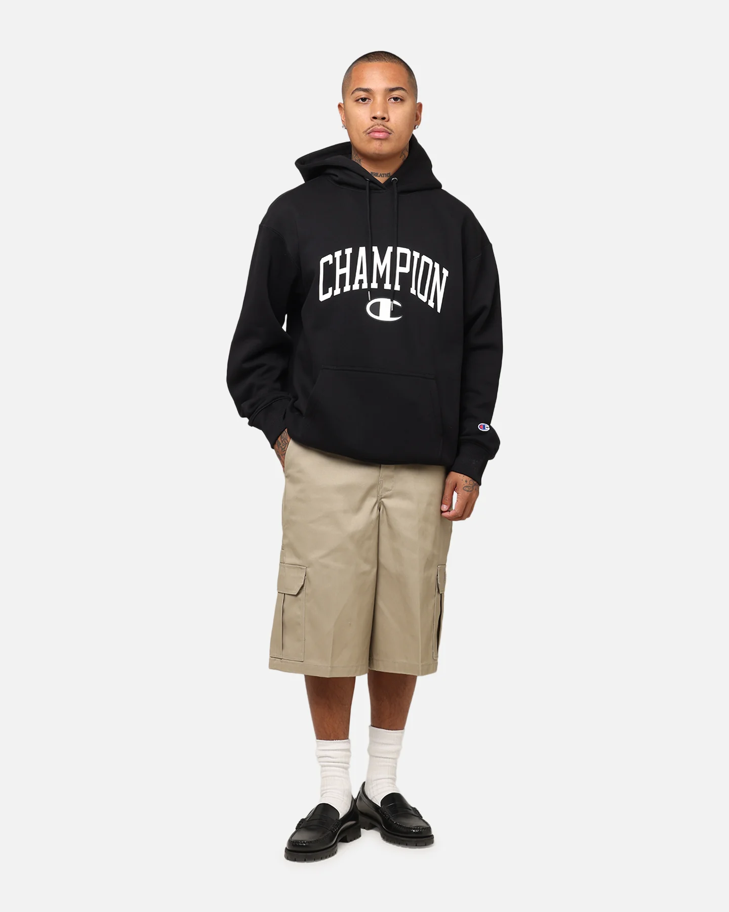 Champion Rochester Graphic Hoodie Black - Image 2