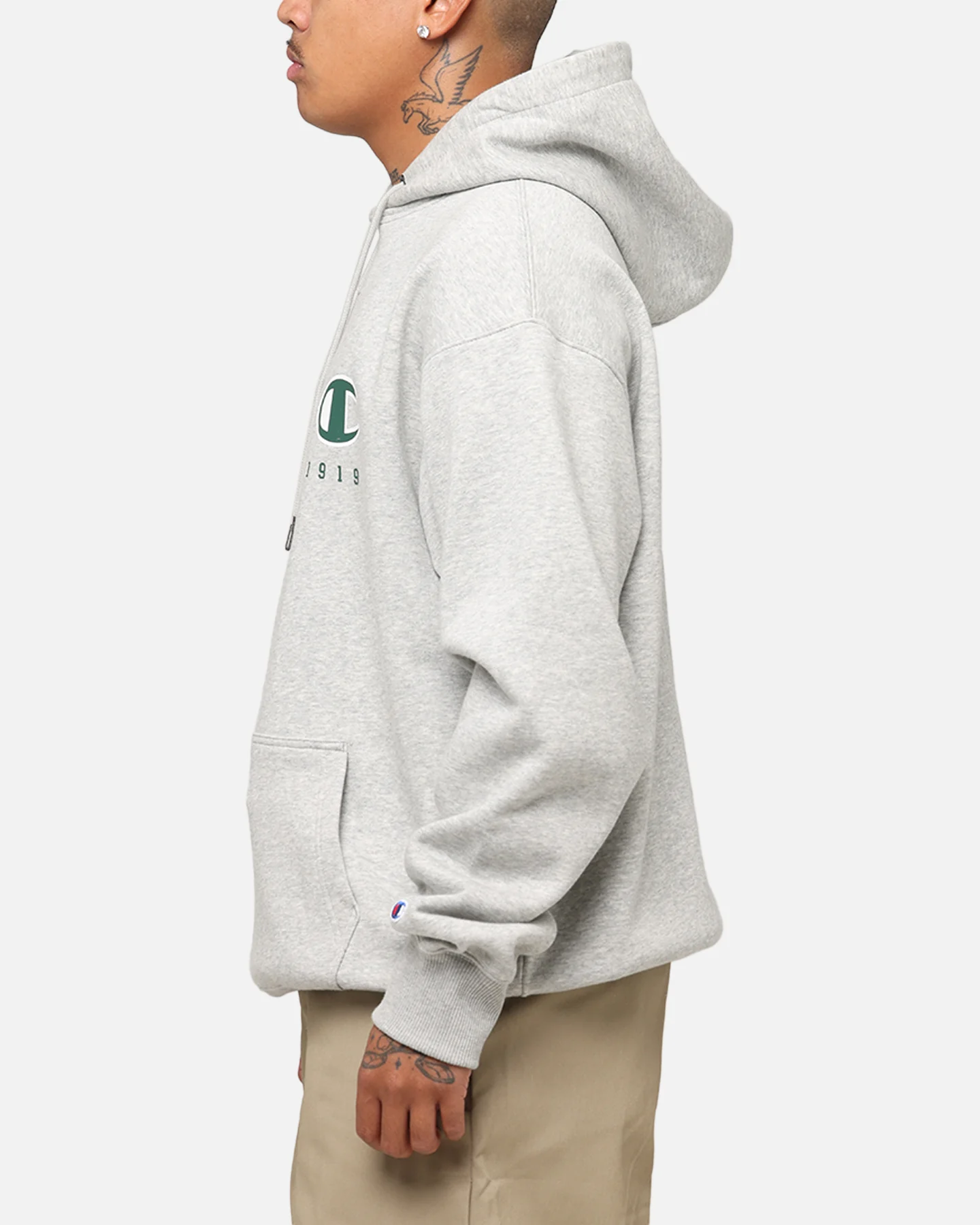 Champion Rochester Graphic Hoodie Grey - Image 5