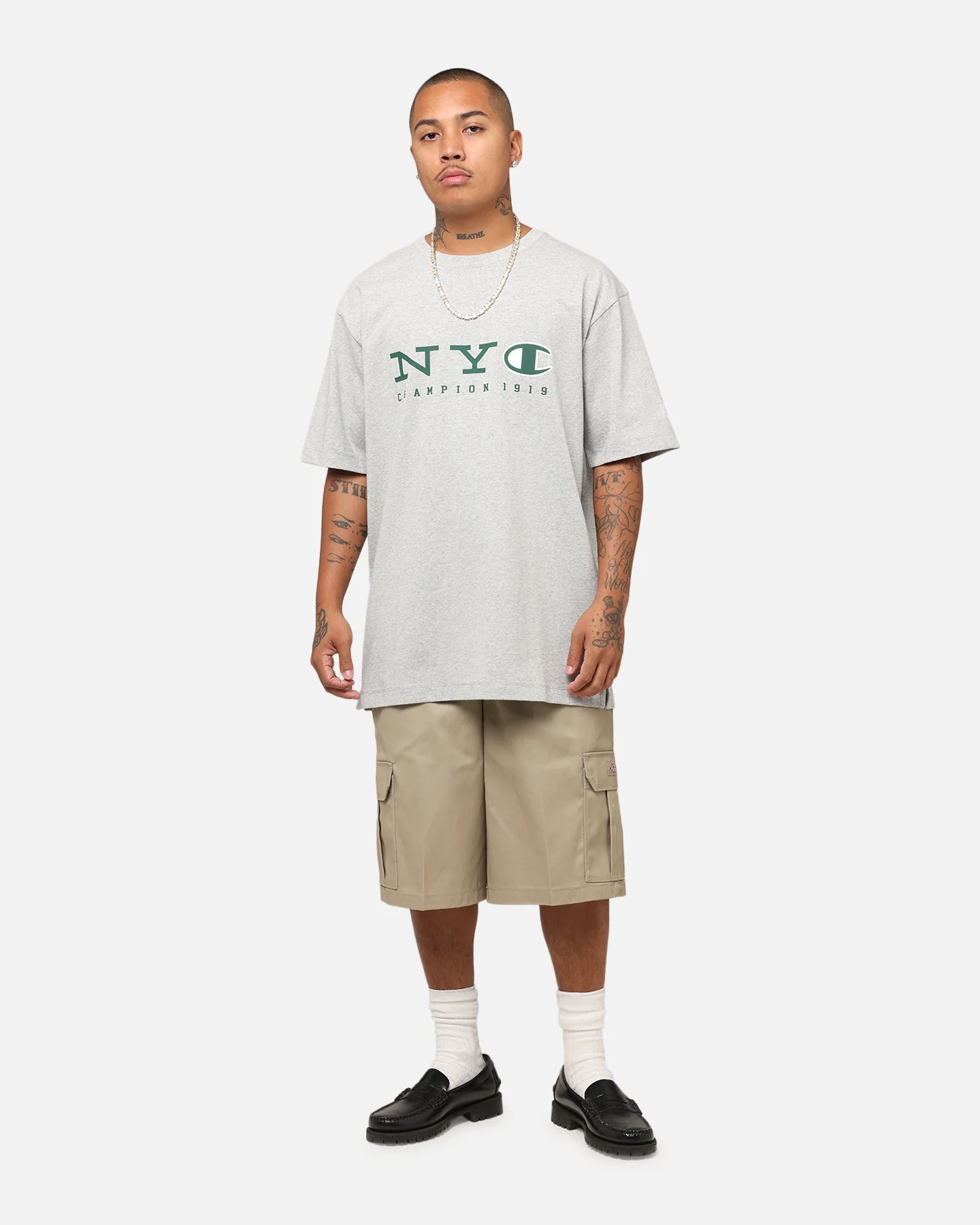 Champion Rochester Graphic T-Shirt Grey - Image 2