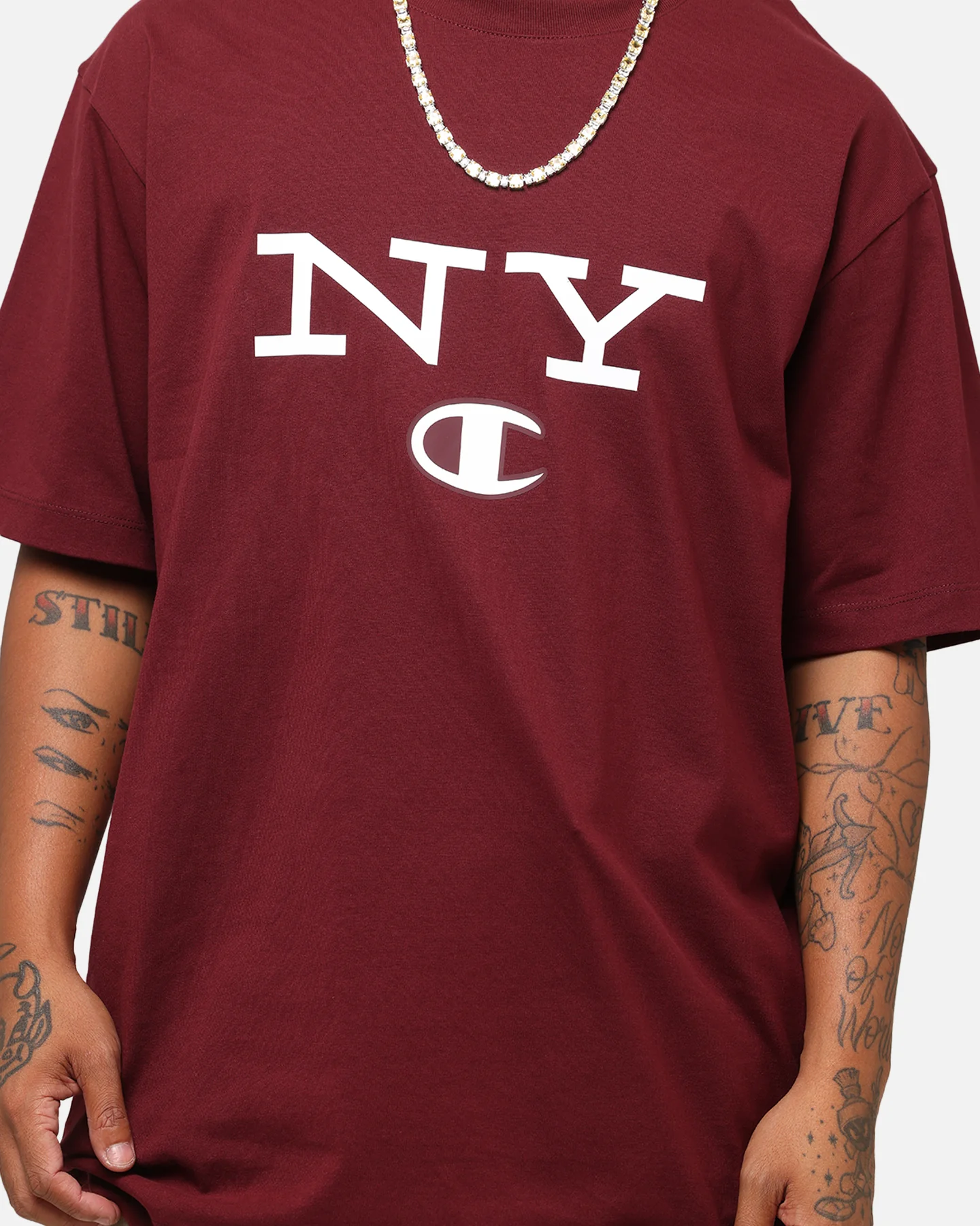 Champion Rochester Graphic T-Shirt Red - Image 6