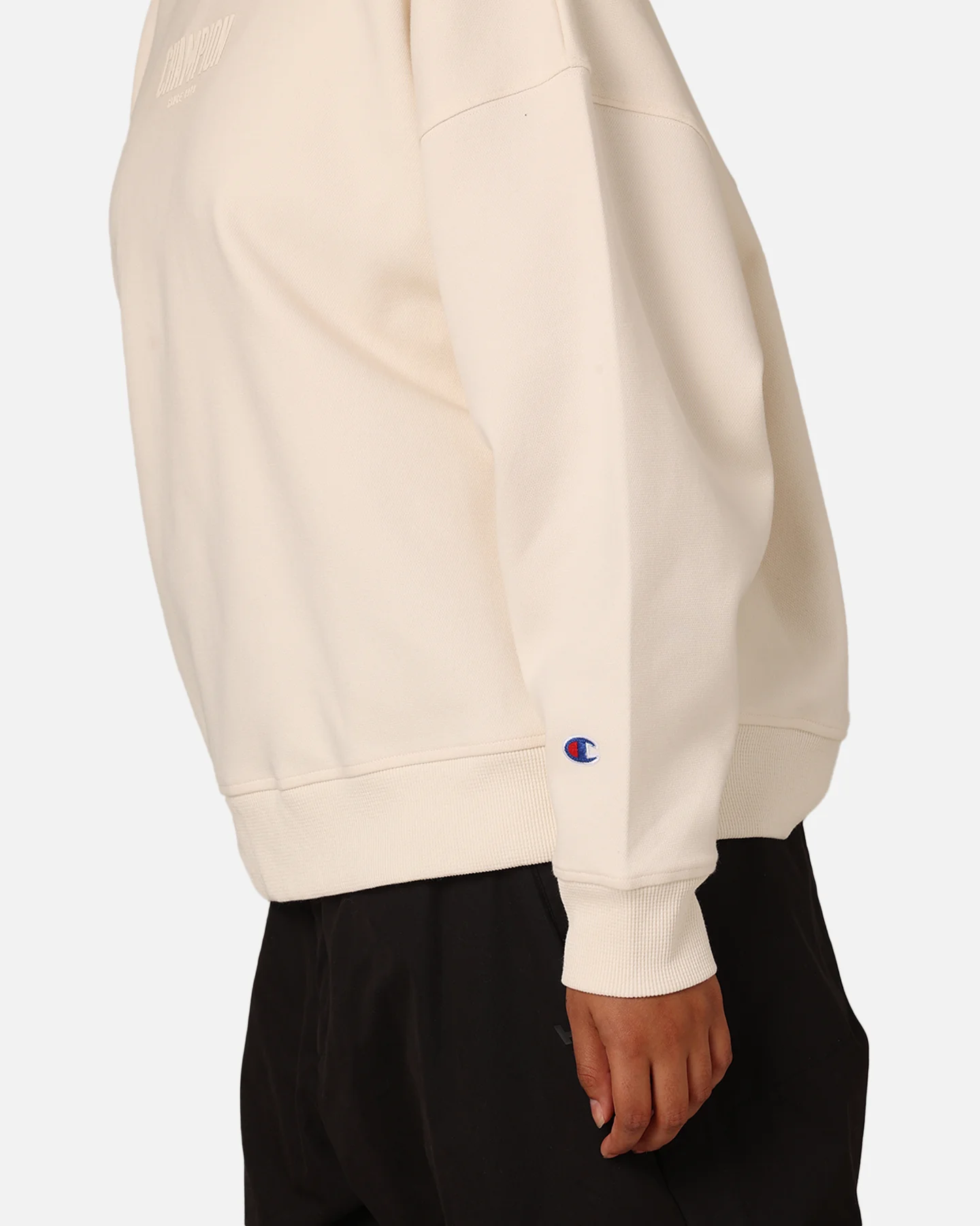 Champion Women's Rochester Base Crewneck White Ferrari - Image 6