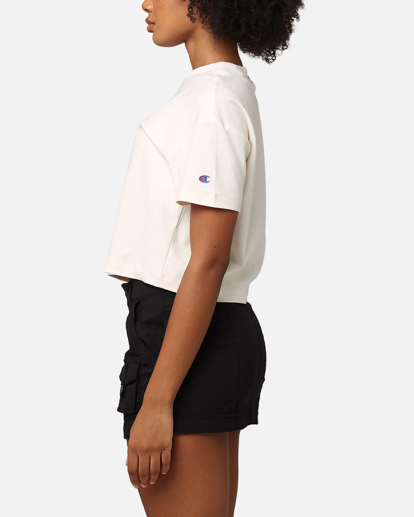 Champion Women's Rochester Base T-Shirt White Ferrari - Image 5