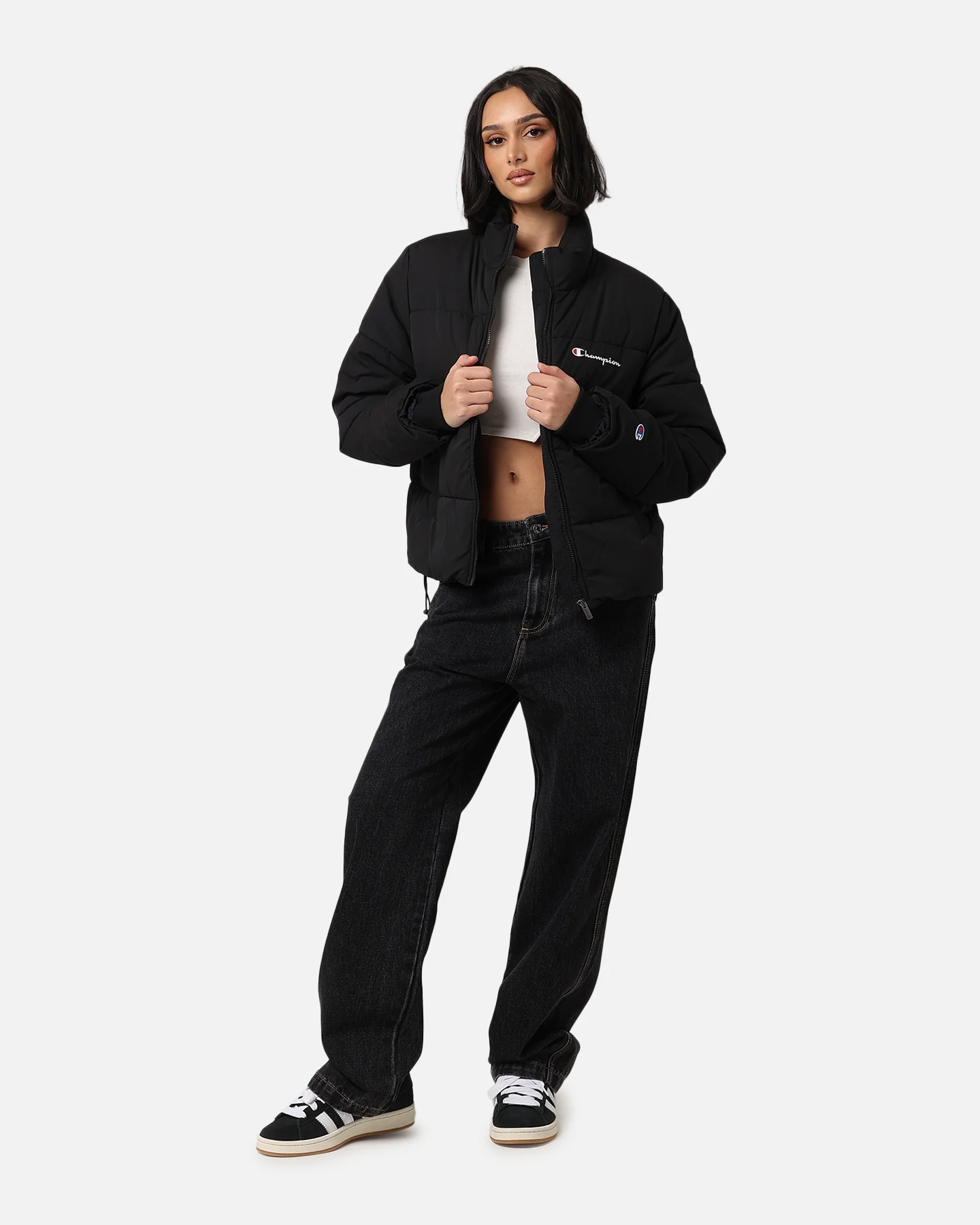 Champion Women's Rochester Puffer Jacket Black - Image 2