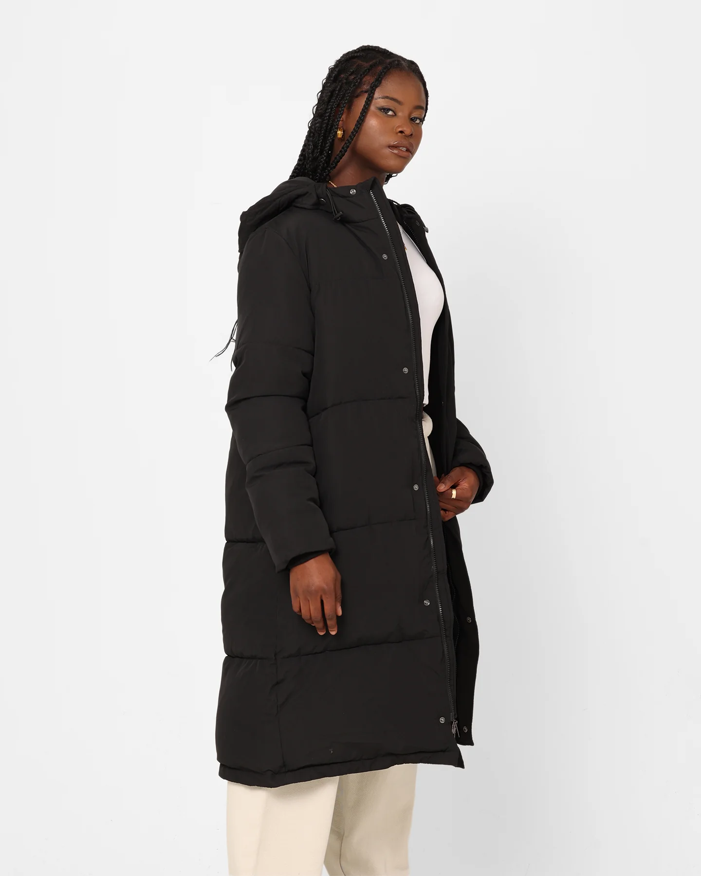 Champion Women's Rochester Puffer Jacket Black - Image 5