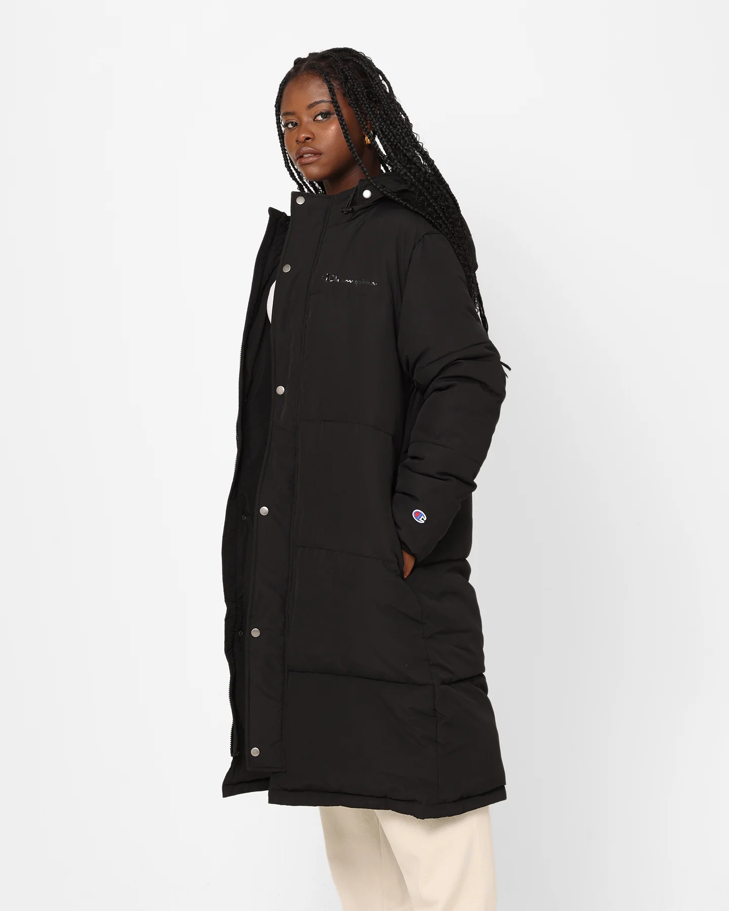 Champion Women's Rochester Puffer Jacket Black - Image 6