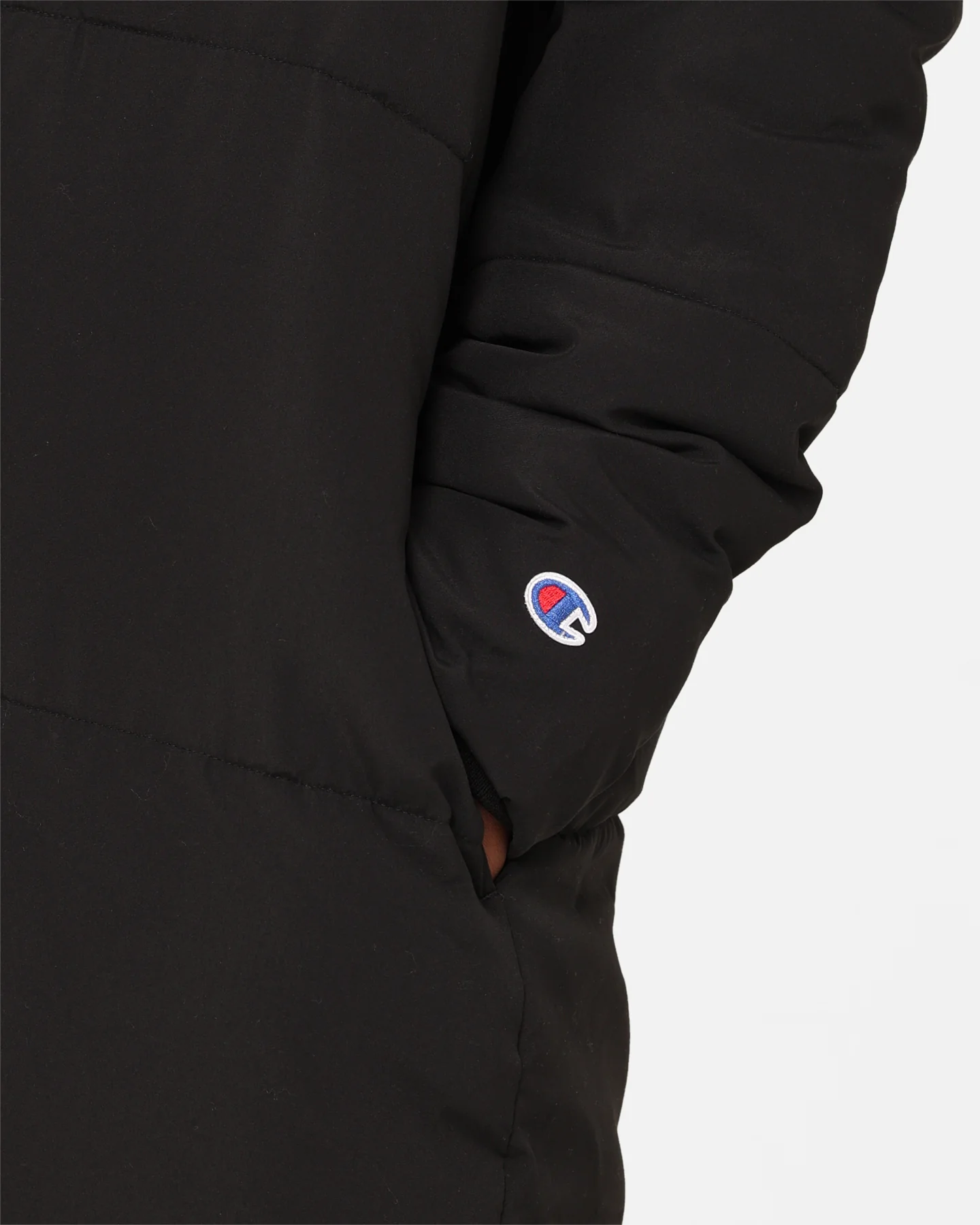 Champion Women's Rochester Puffer Jacket Black - Image 9