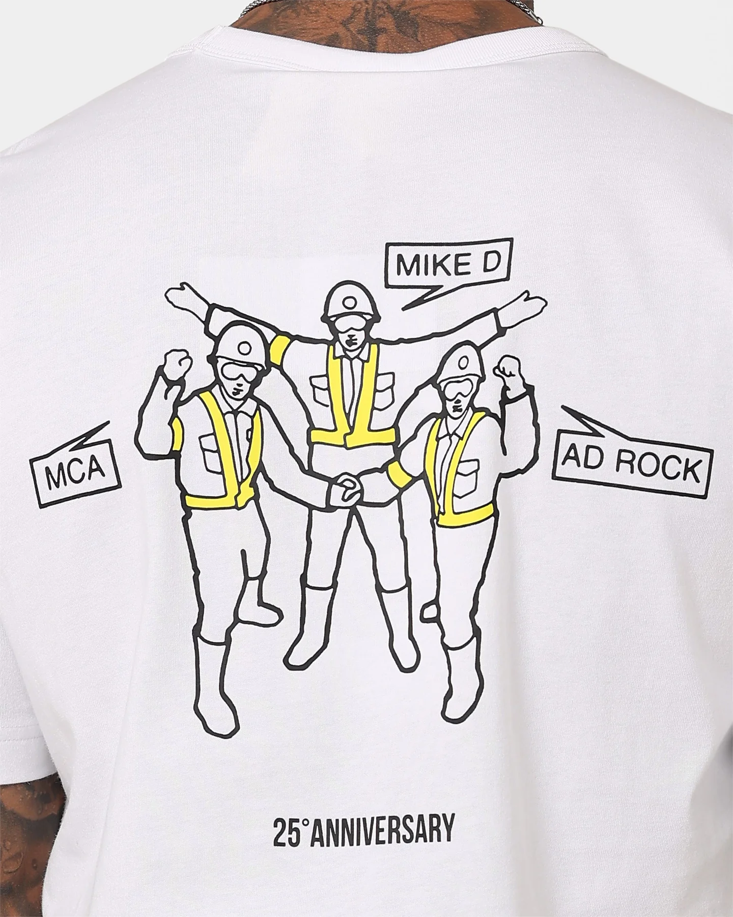Champion X Beastie Boys Intergalactic T-Shirt White - Image 5