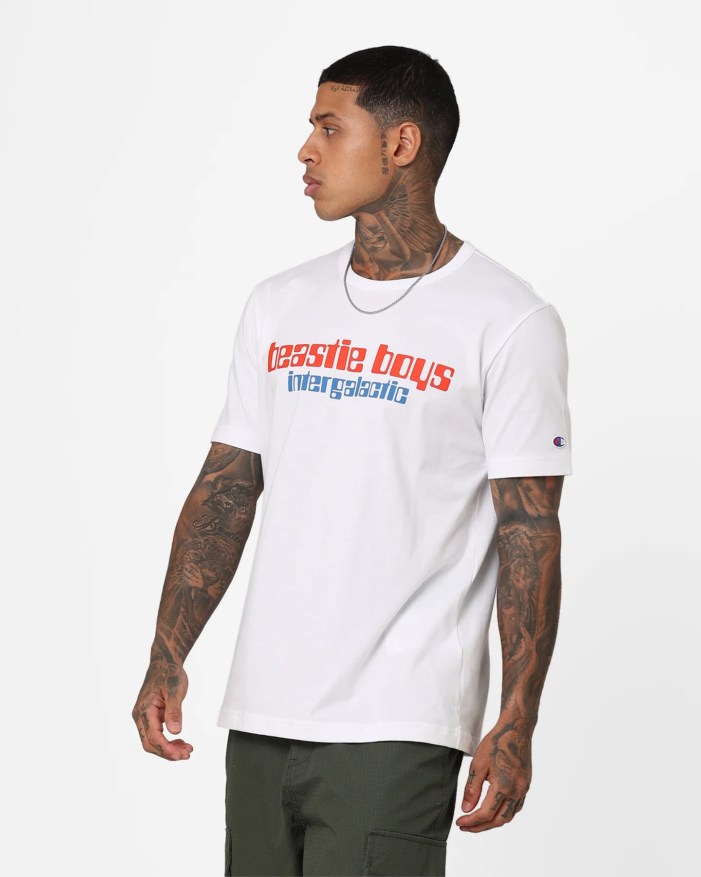 Champion X Beastie Boys Intergalactic T-Shirt White - Image 7