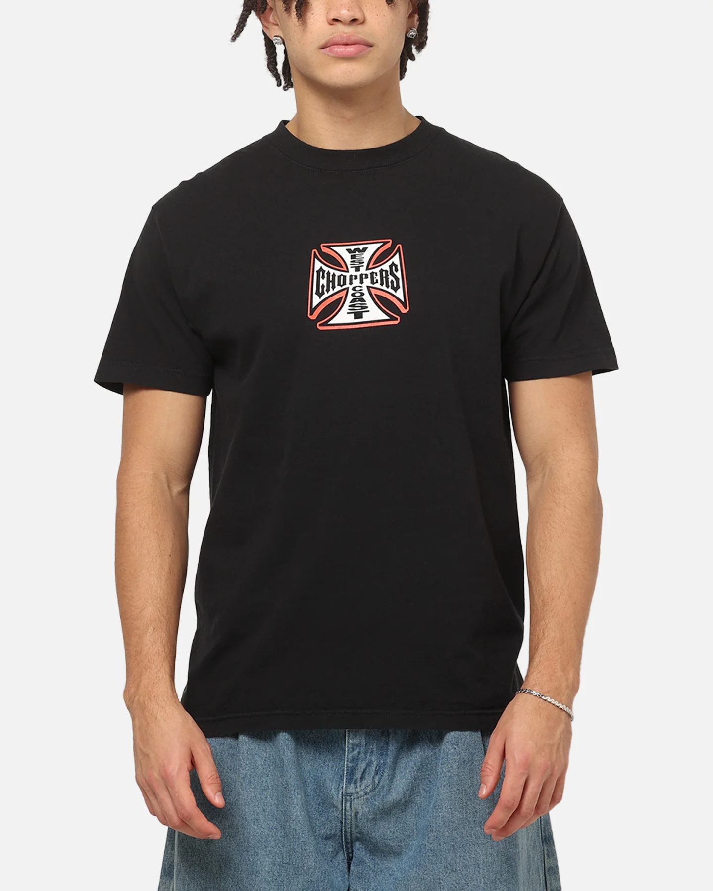 West Coast Choppers Choppers Cross T-Shirt Black - Image 2